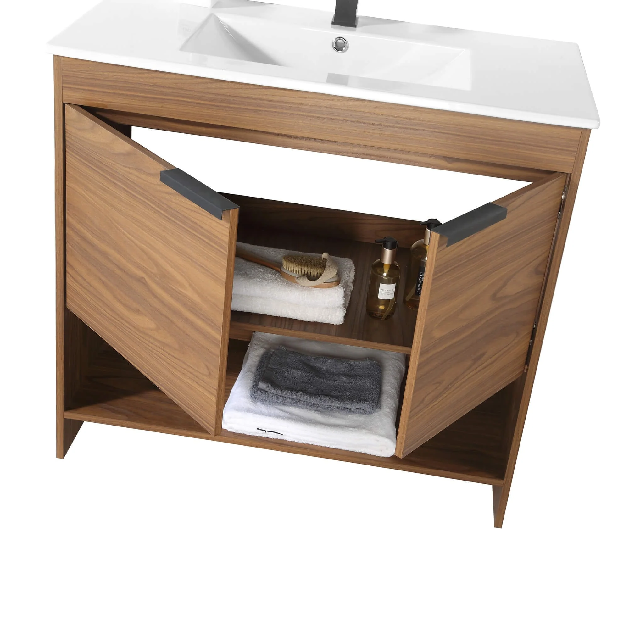 Fine Fixtures Phoenix Bathroom Vanity with Sink - Full Assembly Required