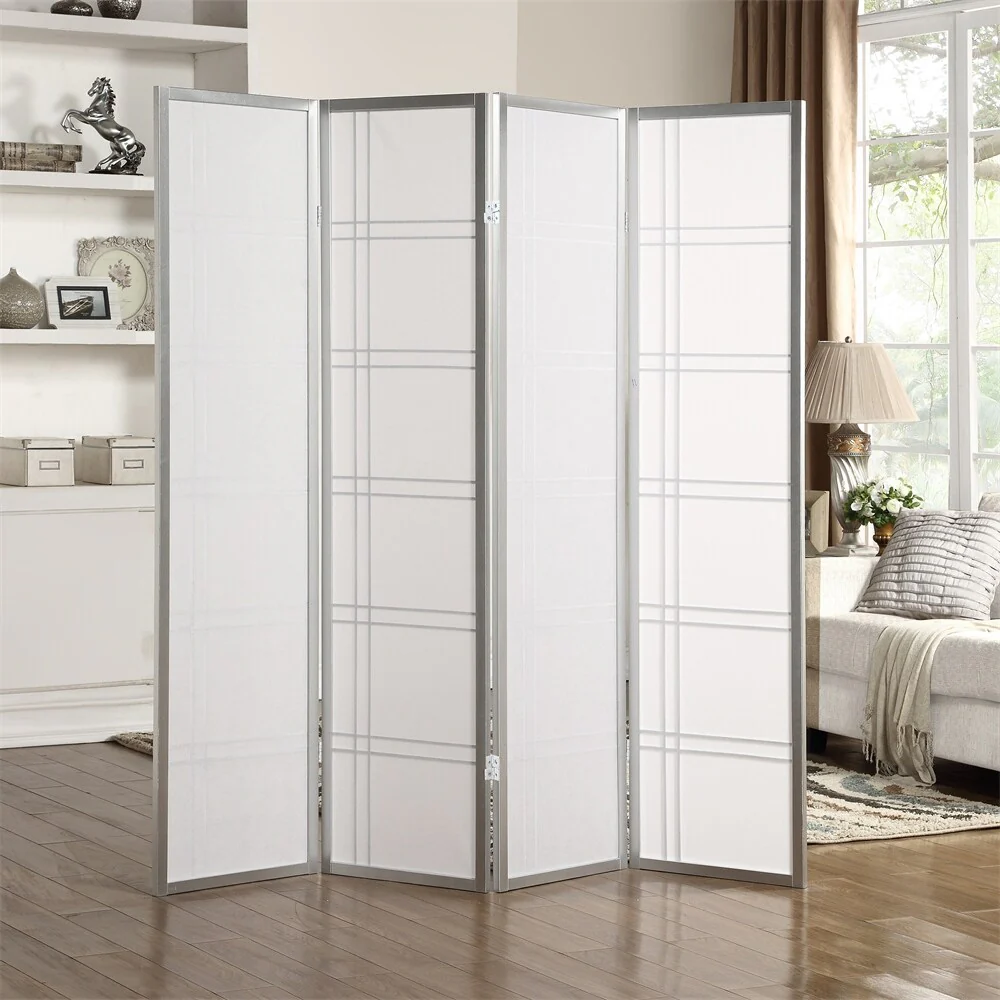 4-Panel Room Divider Screen