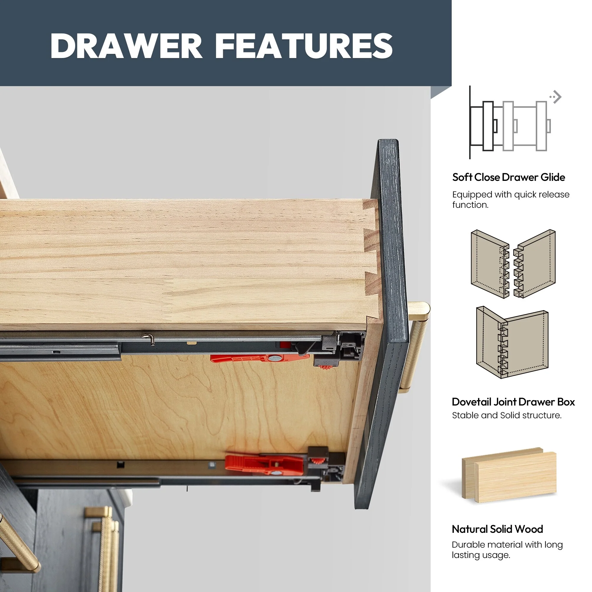 Gara Single Bath Vanity with Composite Stone Top and Mirror