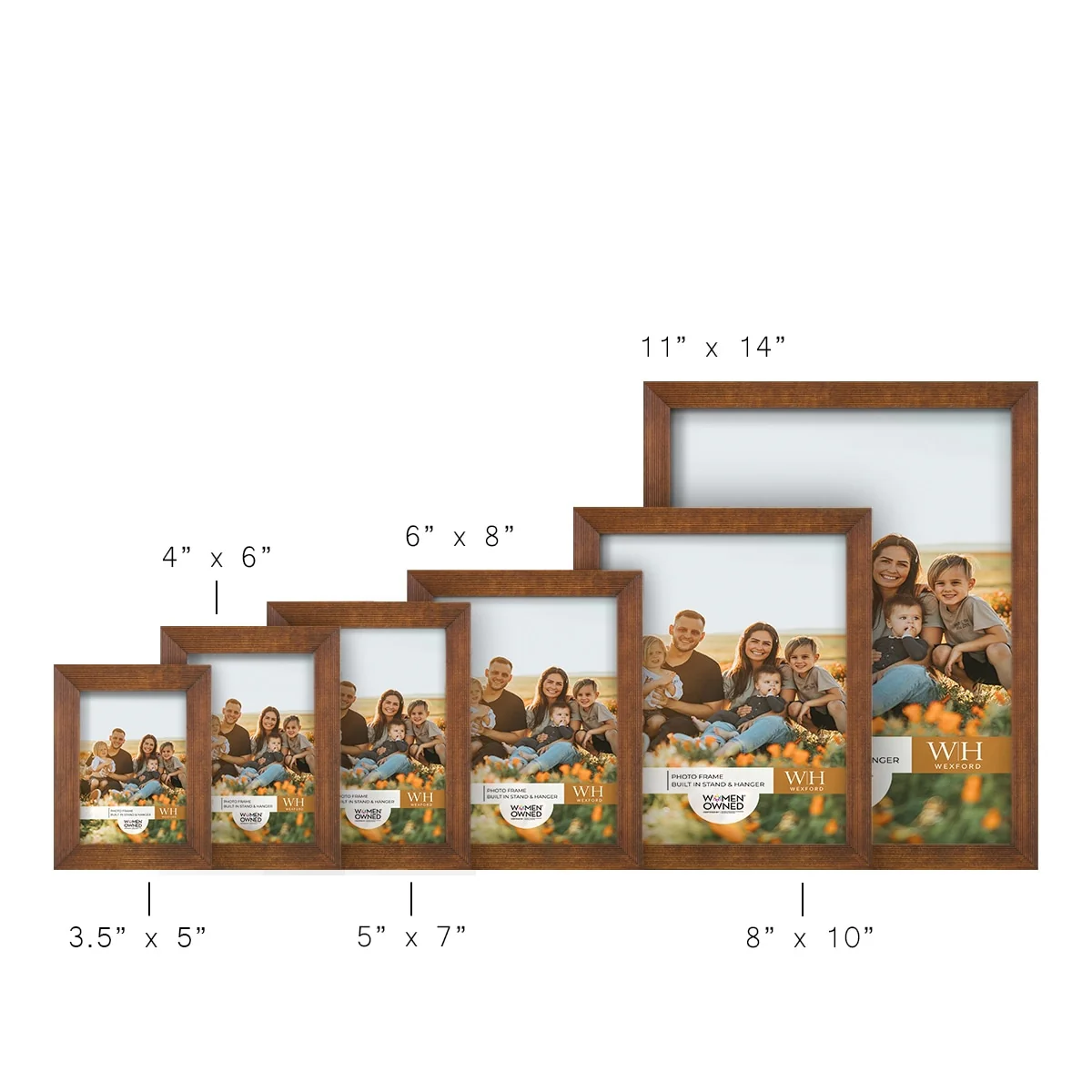 Traditional Walnut Tone Picture Frame