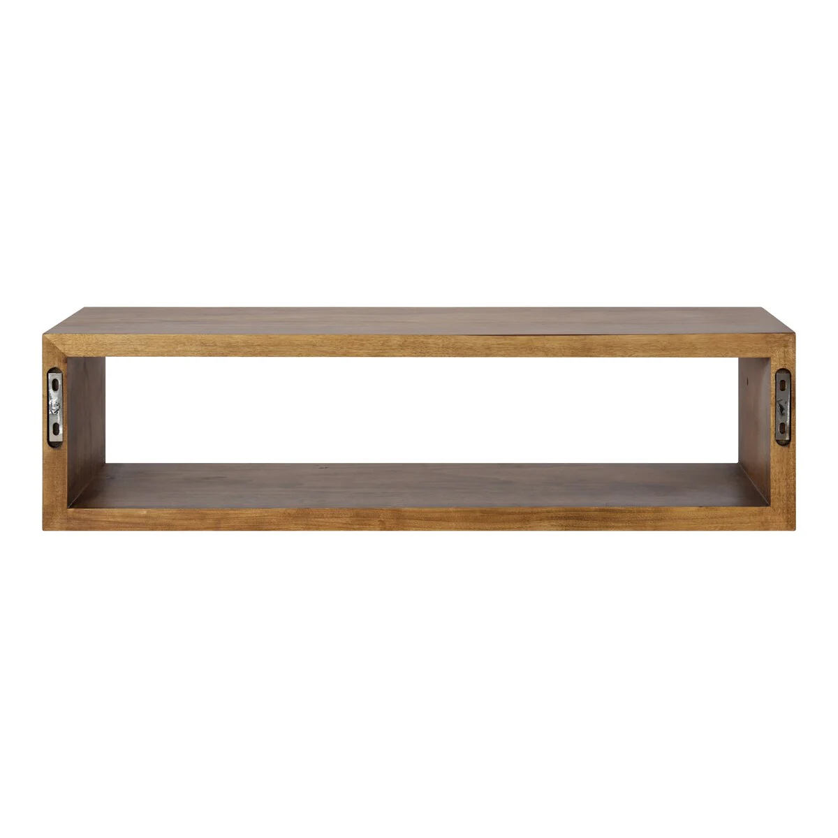 Kate and Laurel Holt Open Cubby Wooden Floating Wall Shelf
