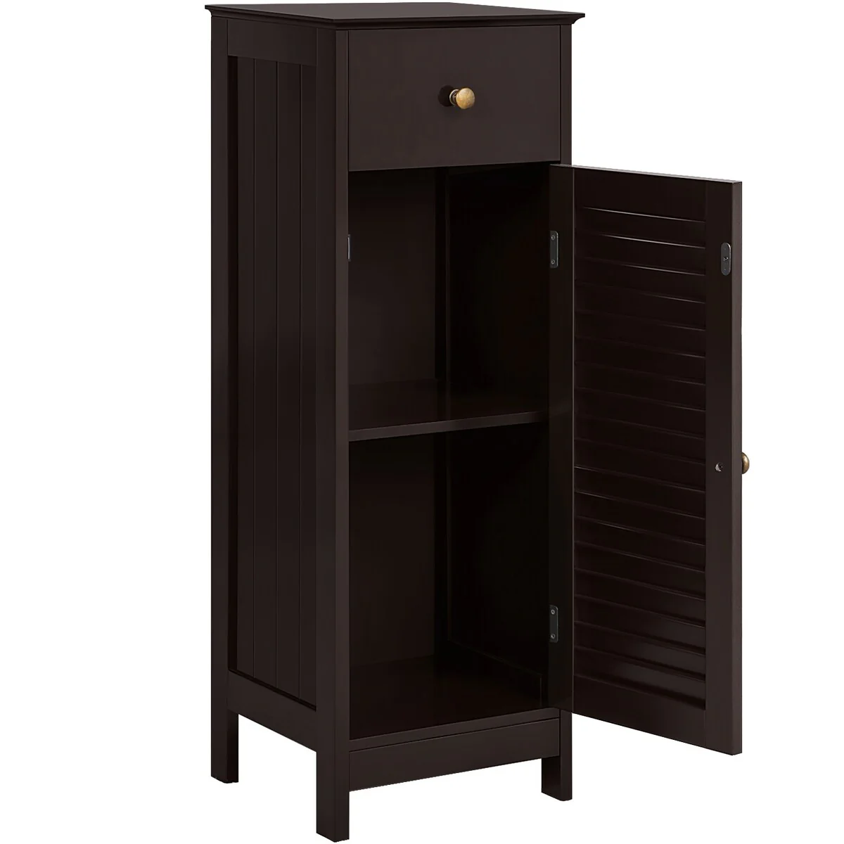 Yaheetech Bathroom Free Standing Storage Floor Cabinet with Drawers