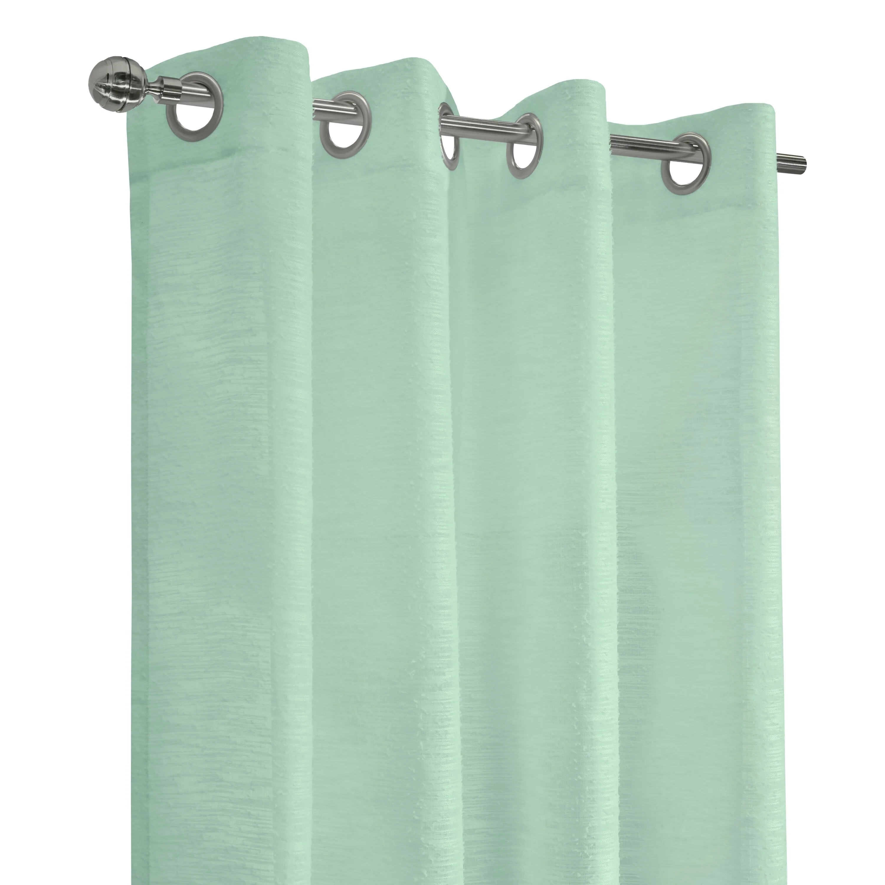 Boucle Sheer Grommet Curtain Panel