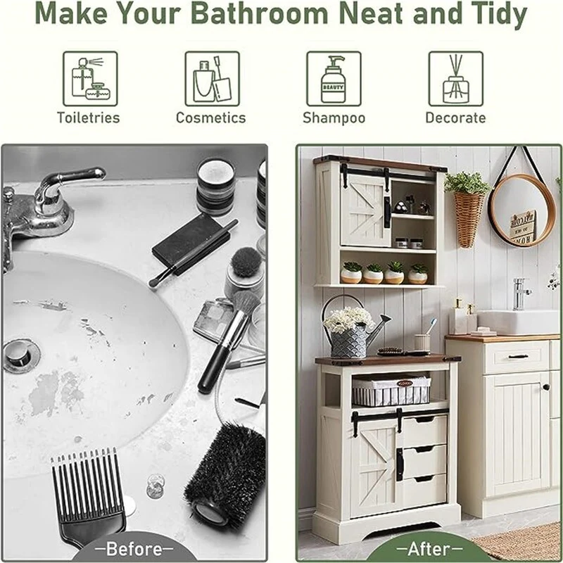 Bathroom Floor Cabinet - 12