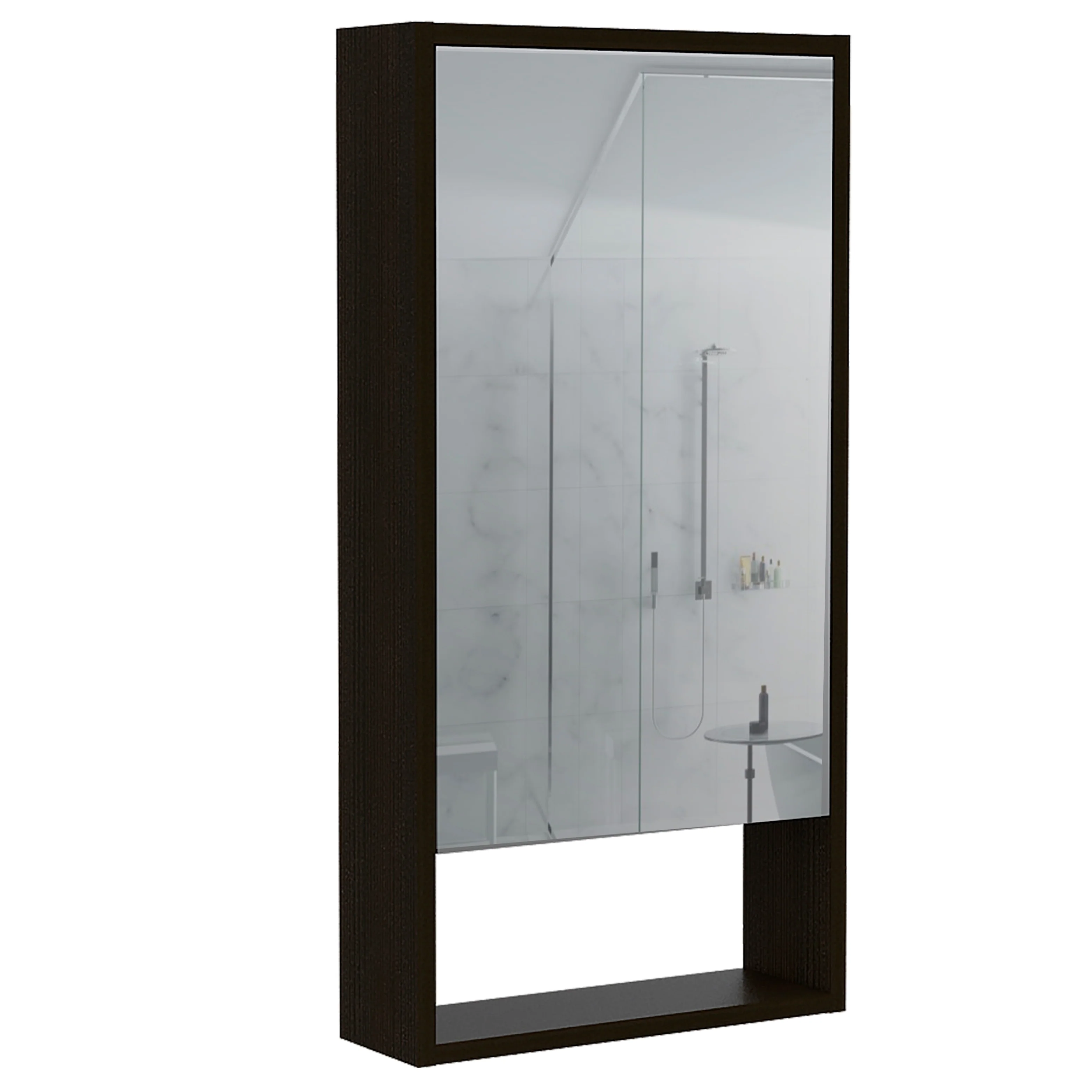 TUHOME Mariana Medicine Cabinet with Large Mirror and Inner Shelf