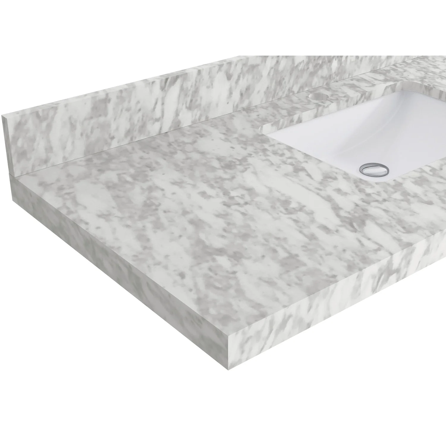Willow Collection 60 in W x 22 in D x 36 in H Boston Double Bowl Sink Bathroom Vanity with Countertop