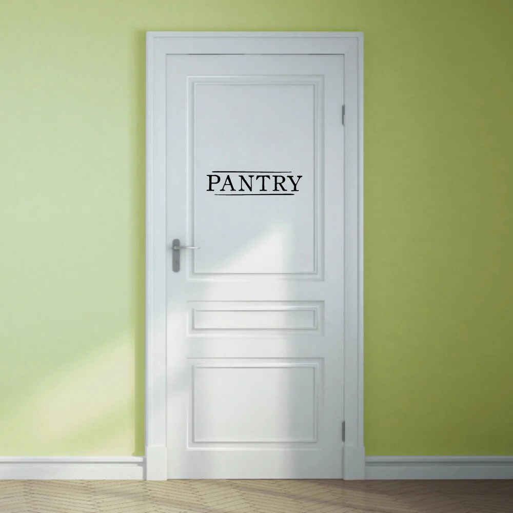 Pantry Wall Decal 36-inch wide x 8.5-inch tall