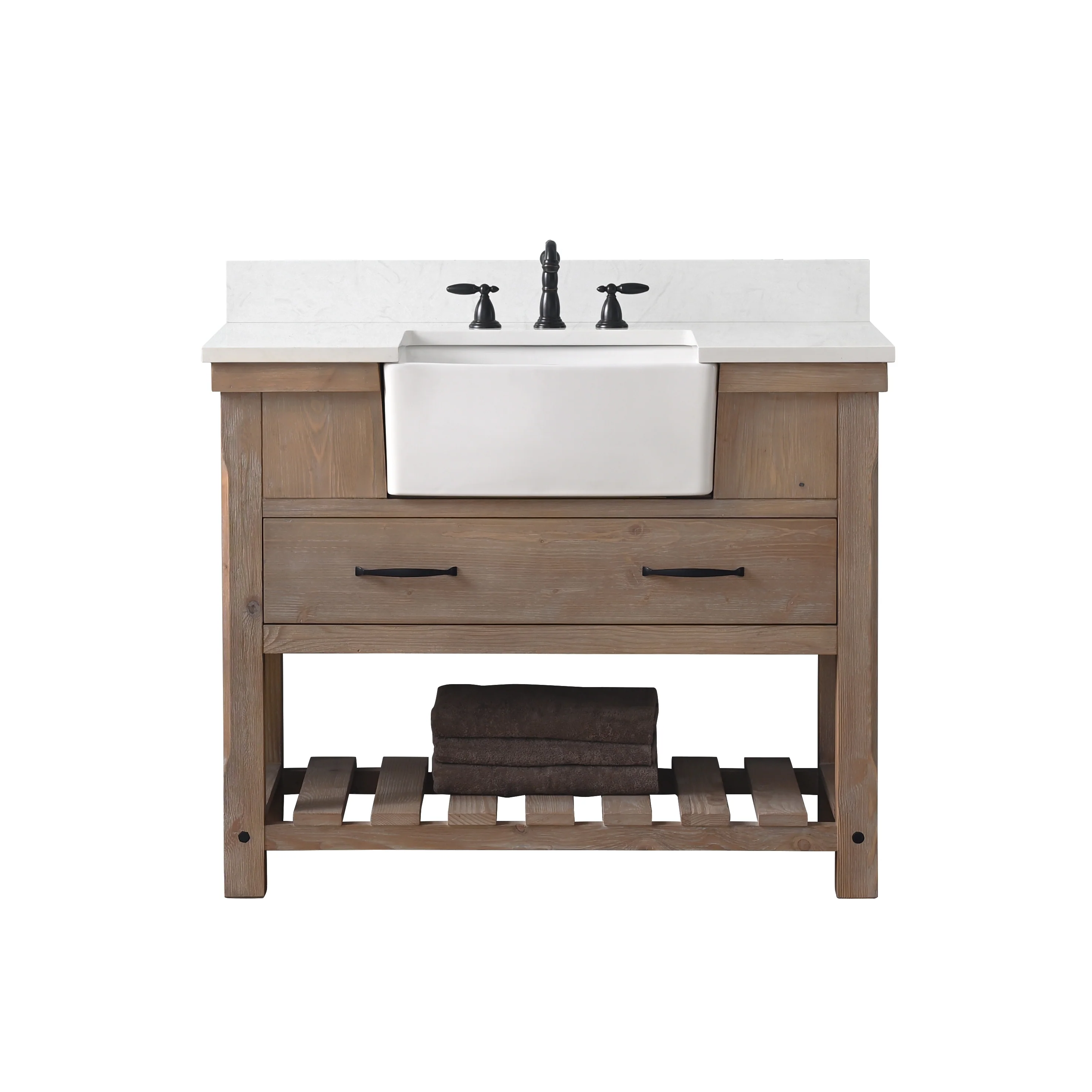 Sudio Design Bathroom Vanity Wesley Weathered Collection.