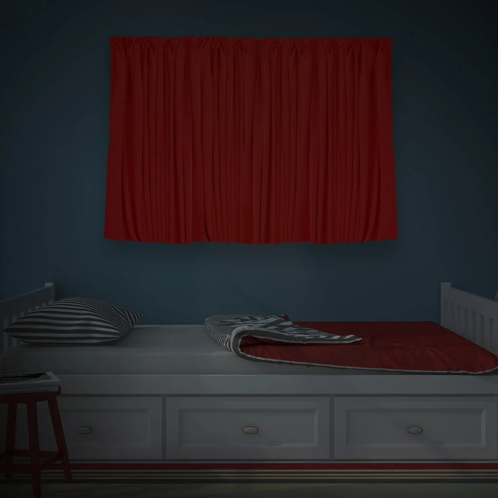 InStyleDesign Industrial Steel Pipe 1-inch Adjustable Curtain Rod