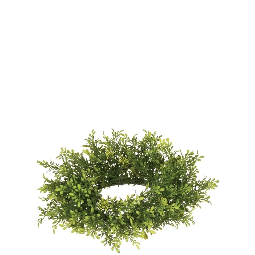 Sullivans Artificial Tealeaf Berry Accent Wreath 9.5