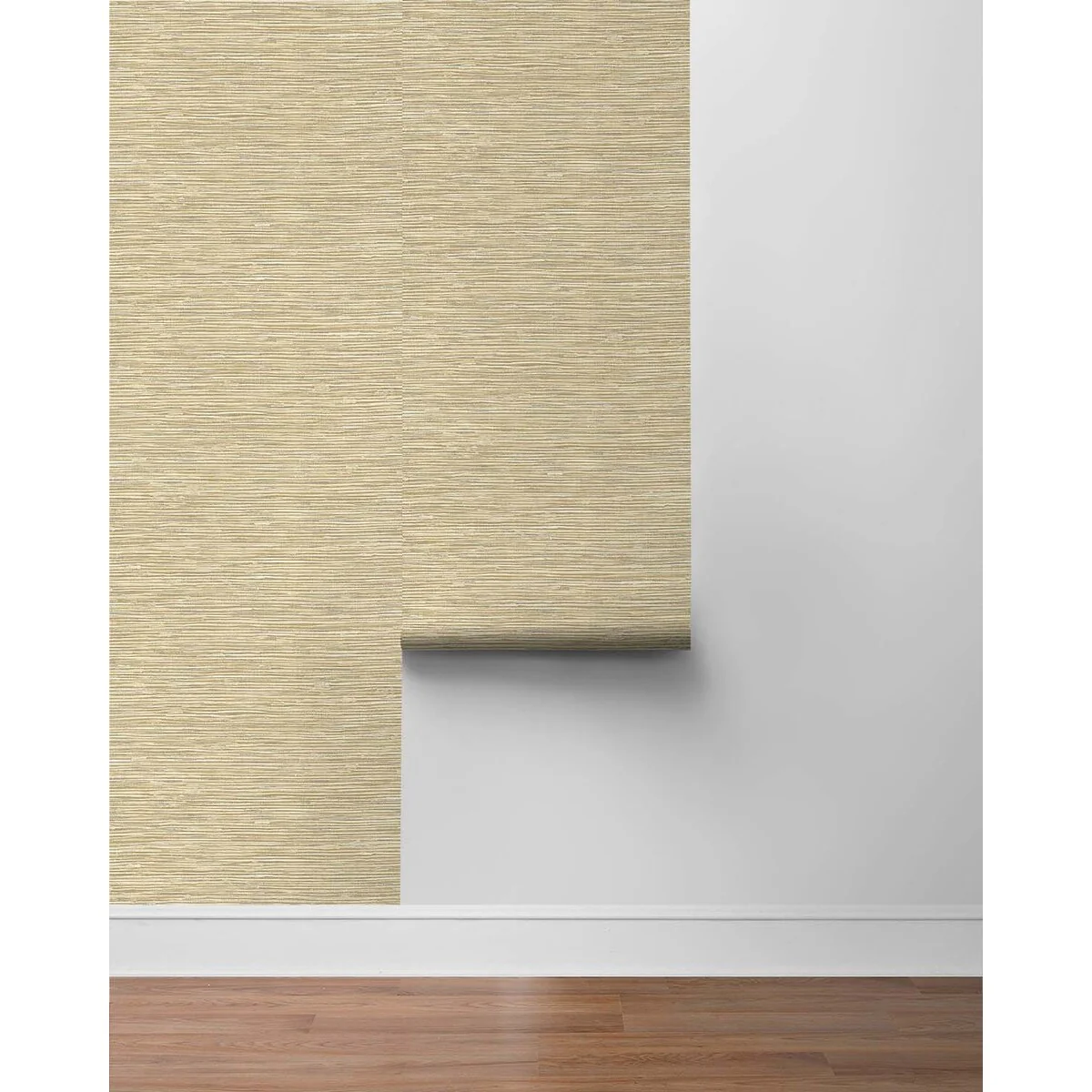 NextWall Cyrus Faux Grasscloth Peel and Stick Wallpaper