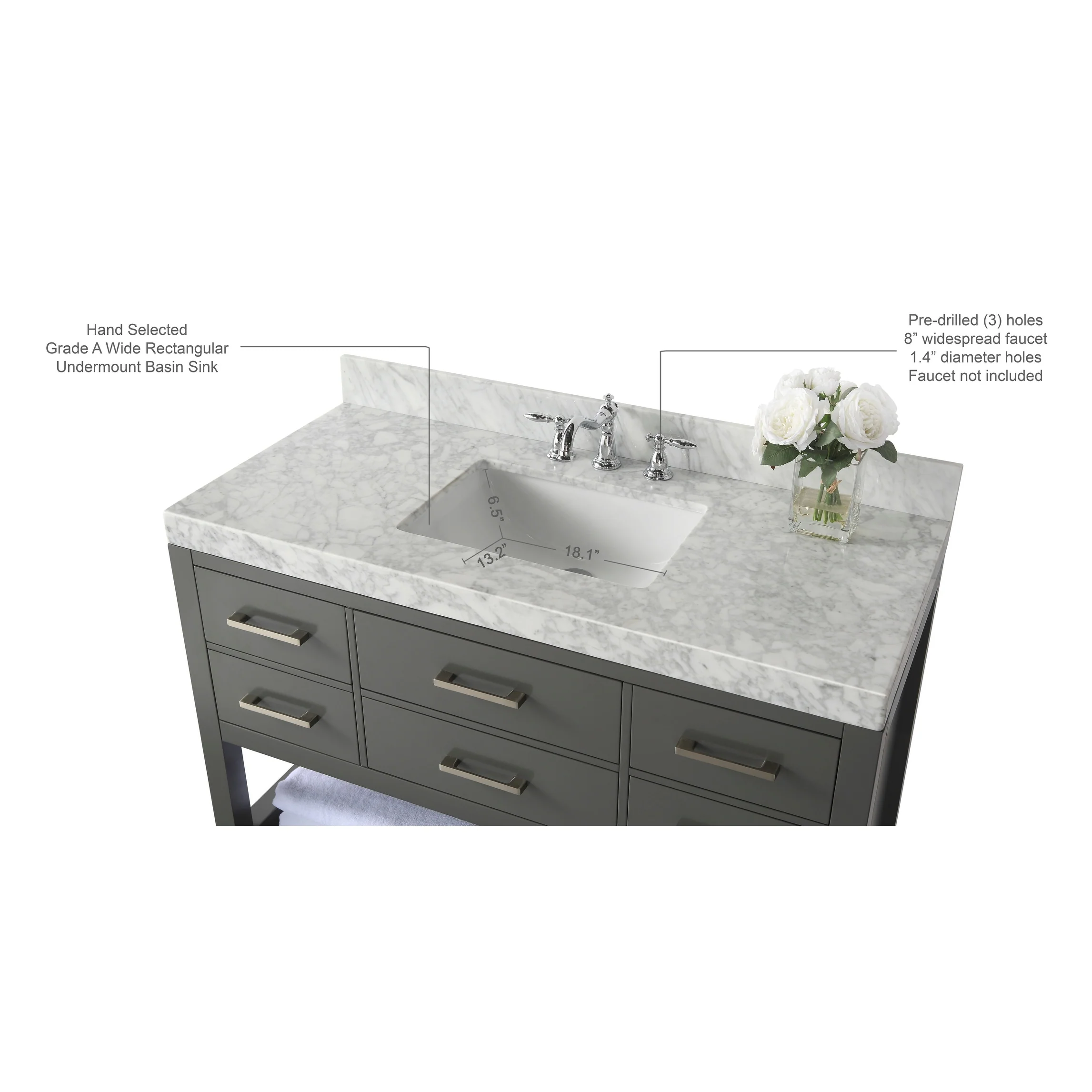 Ancerre Designs Elizabeth Bathroom Vanity Set