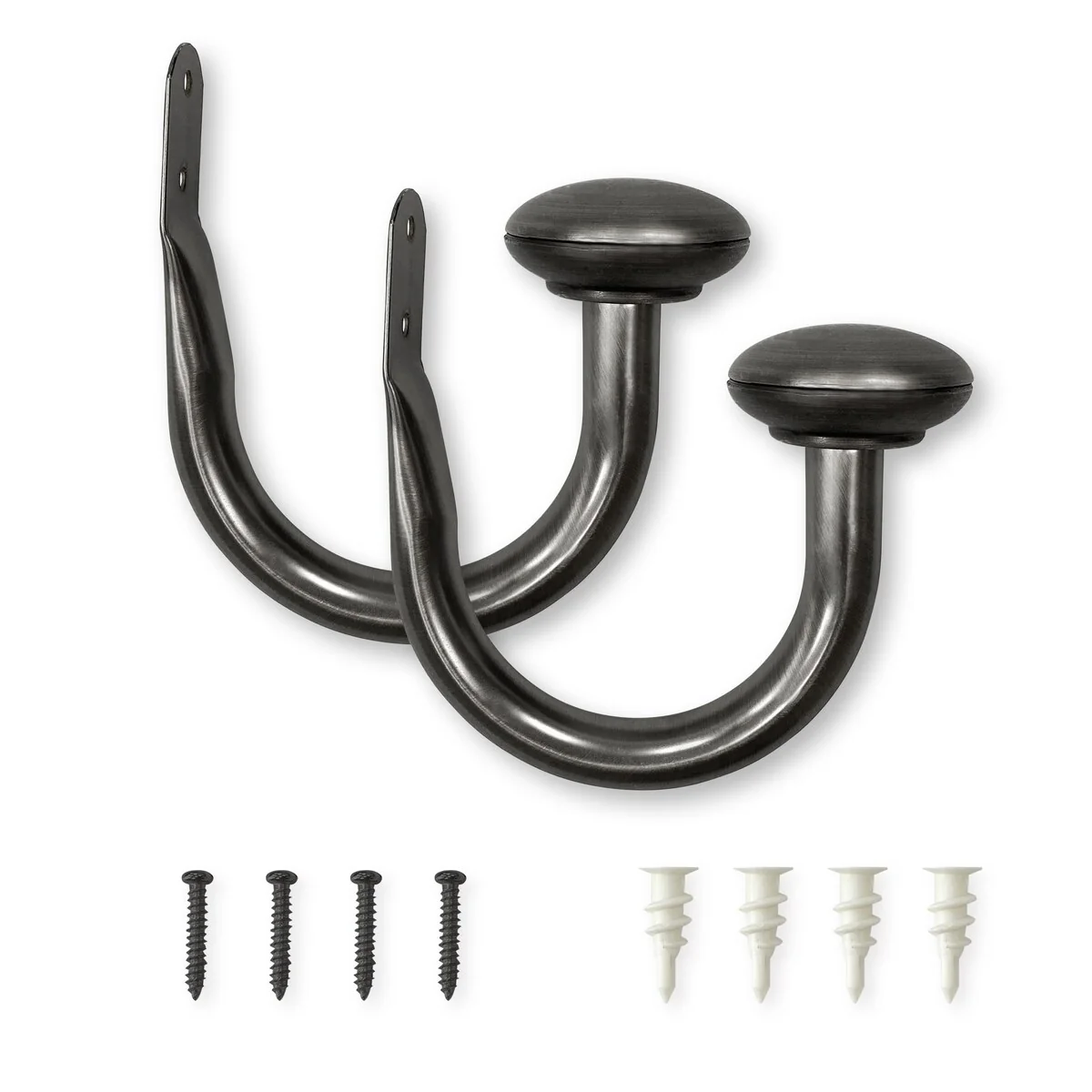 Lumi 3/4 in. Dia. Curtain Holdback (2-Pack / 4-Pack)