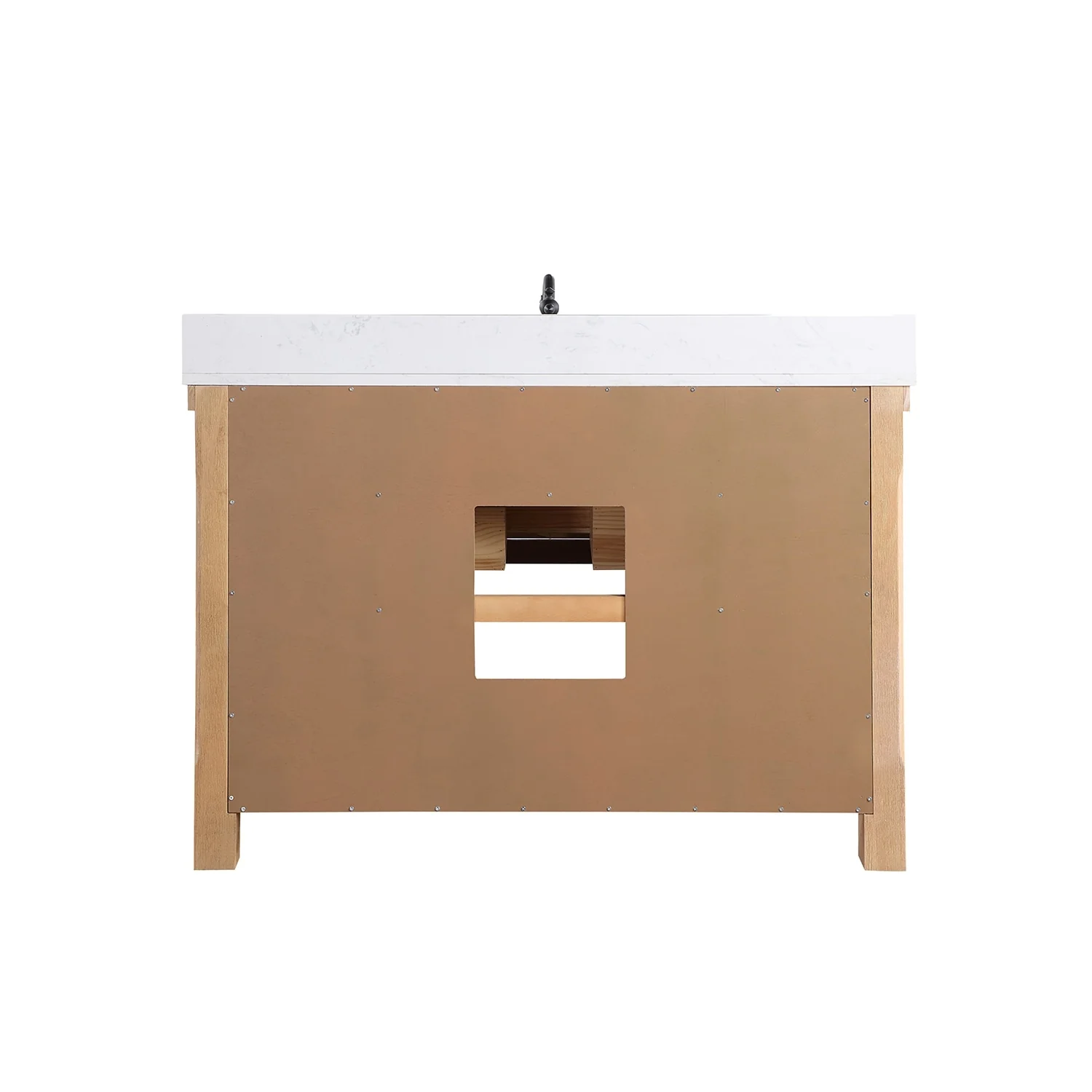 Villareal Bath Vanity with Composite Stone Top without Mirror