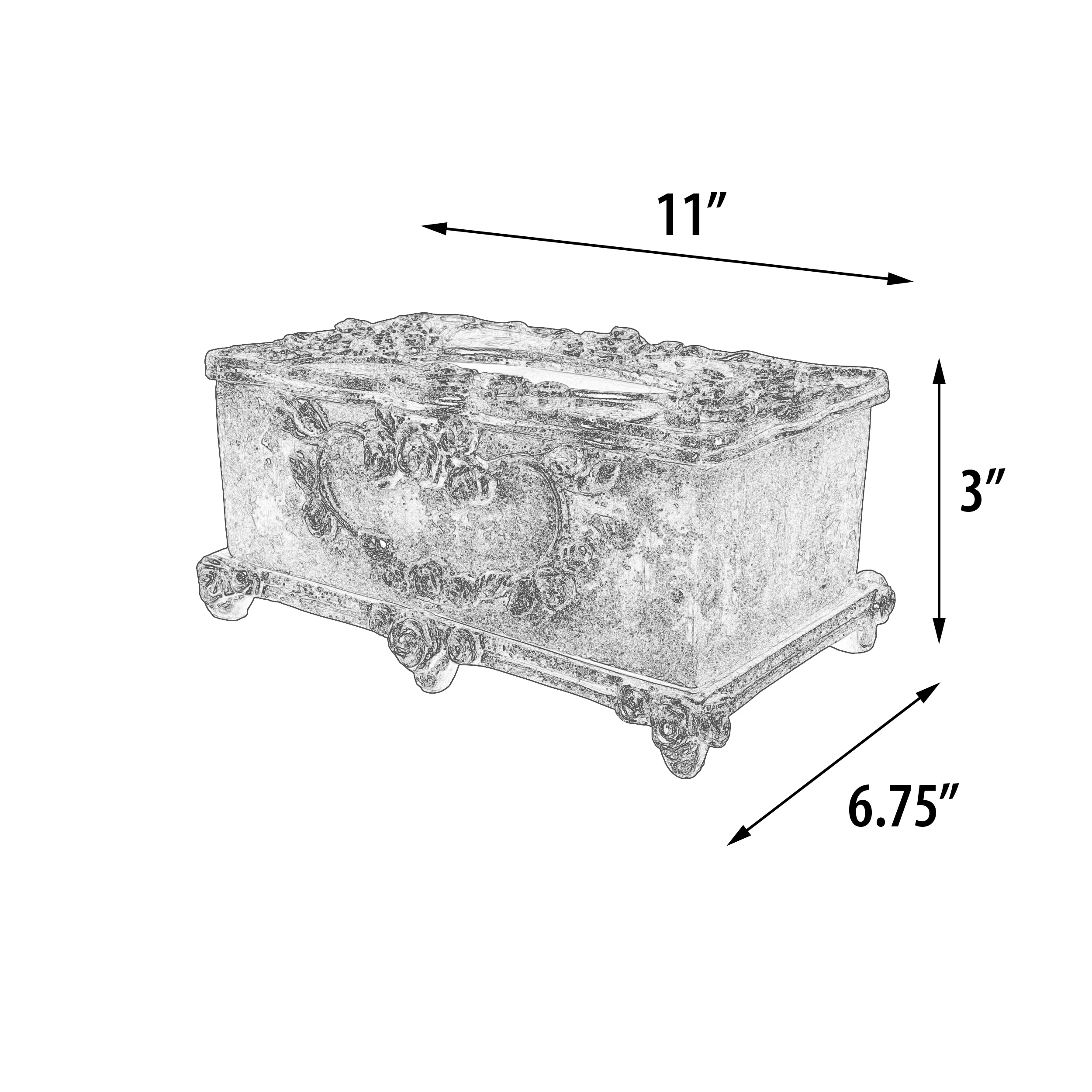 Medici Elegant Tissue Box