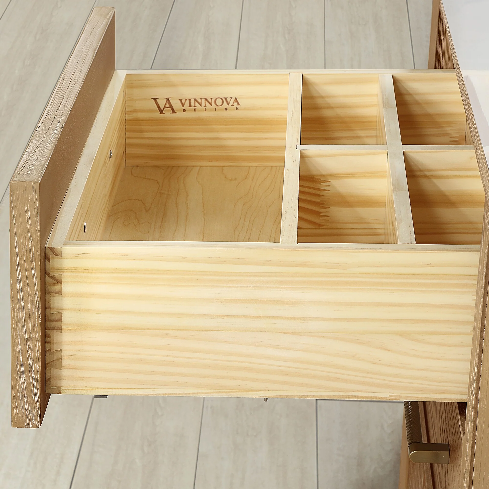 Vera Bath Vanity with Integrated Stone Sink Top and Mirror