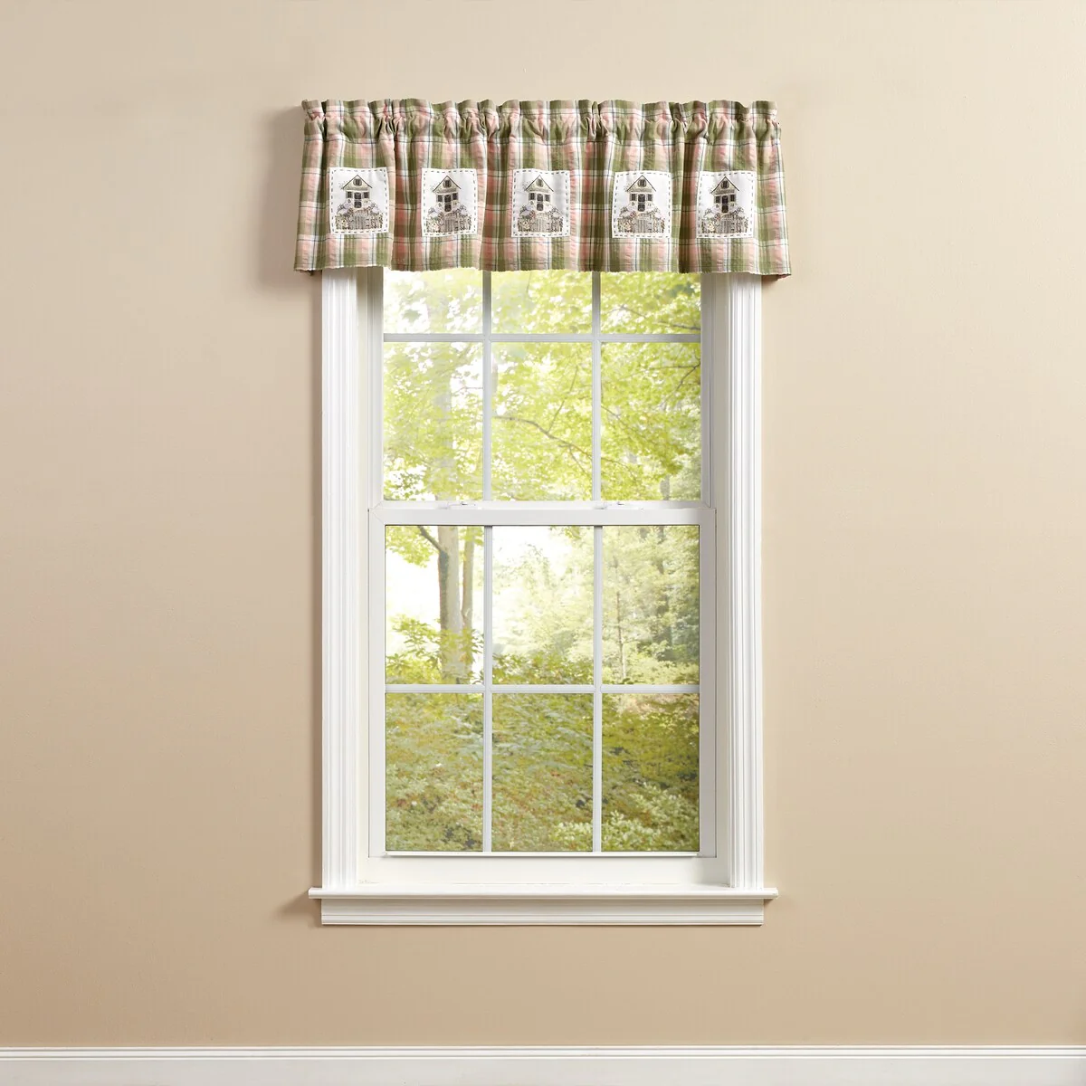 Park Designs Butterfly Garden Patch Valance 60x14 - 60