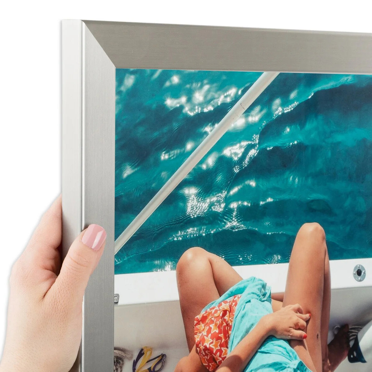 ArtToFrames Metro Modern 8x20 Inch Picture Frame, 1.25 Inch MDF Poster Frame Available in Multiple Colors (FRBW26-8x20)