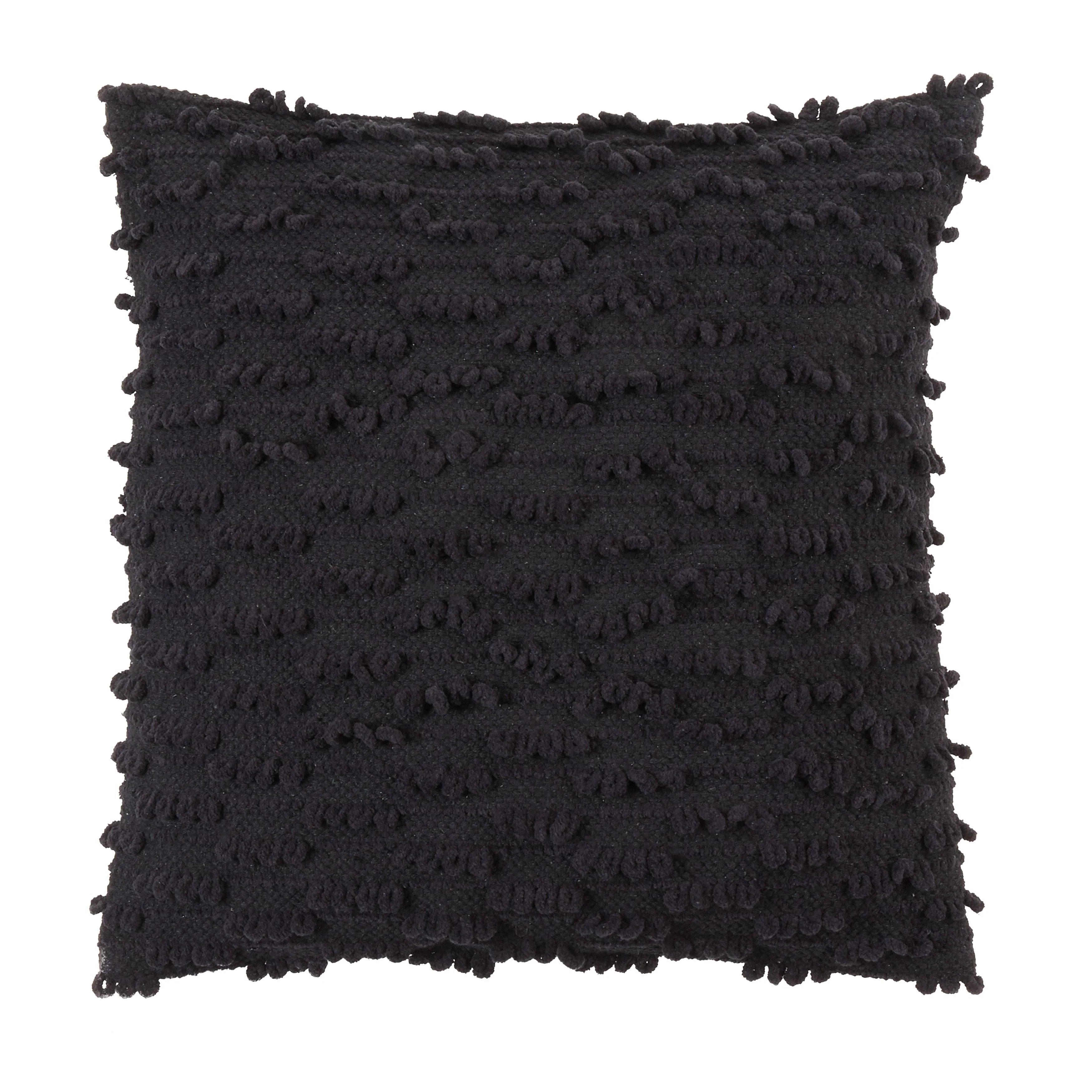 Nubby Design Down Filled Throw Pillow