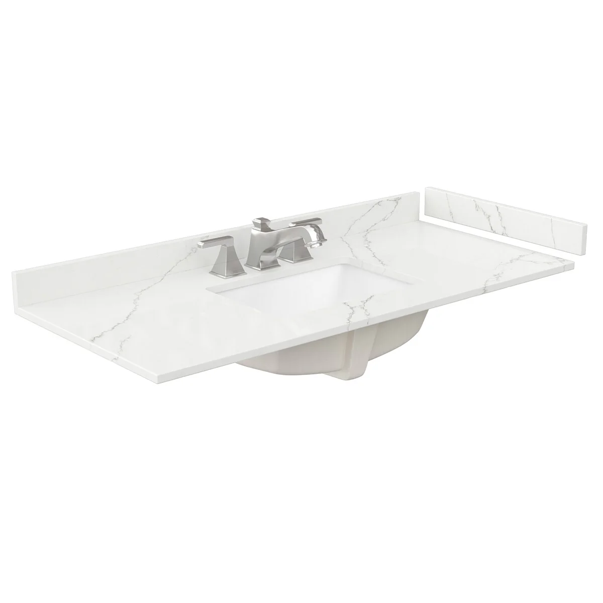 Deborah 48-inch Single Vanity, Quartz Top