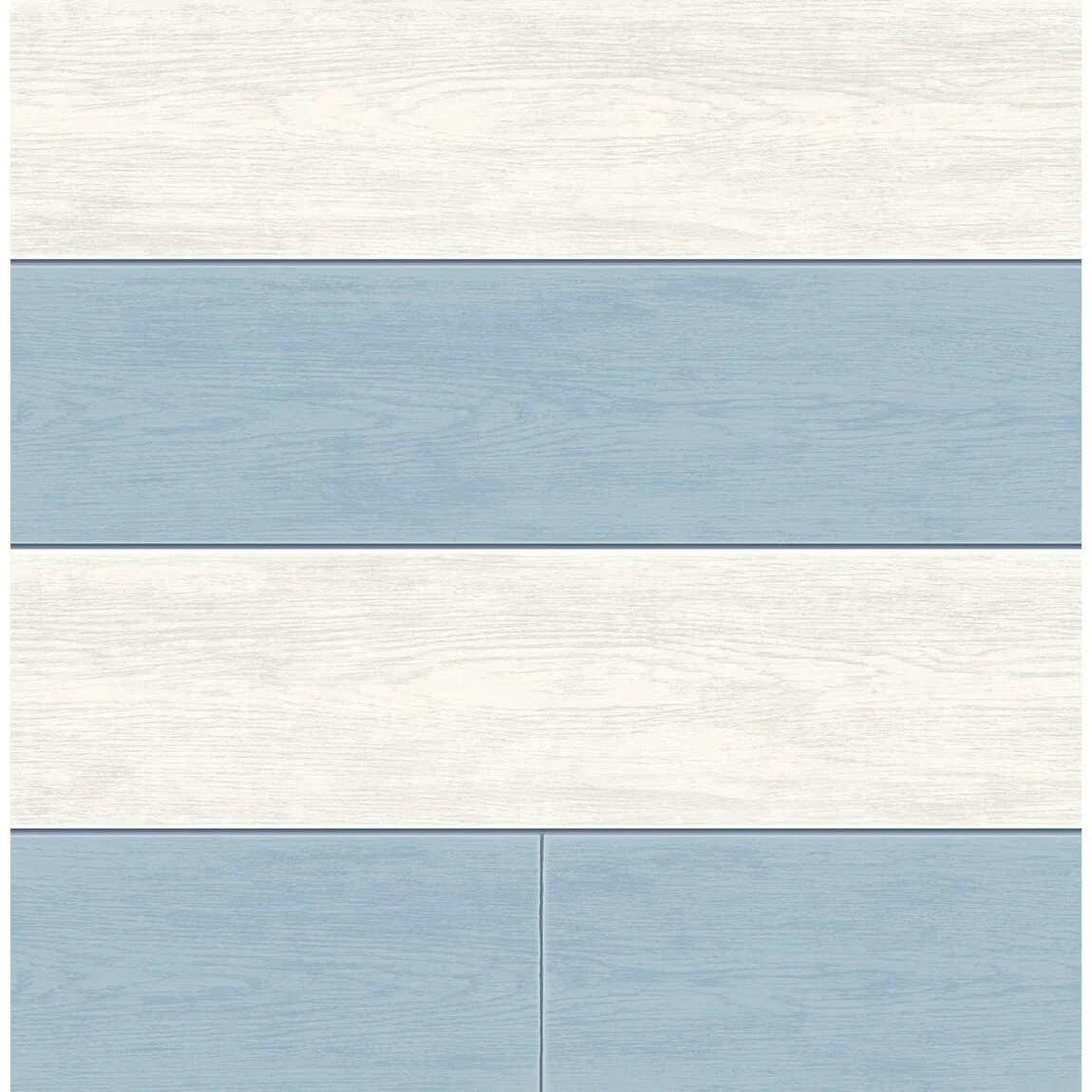 NextWall Two Toned Shiplap Peel and Stick Wallpaper