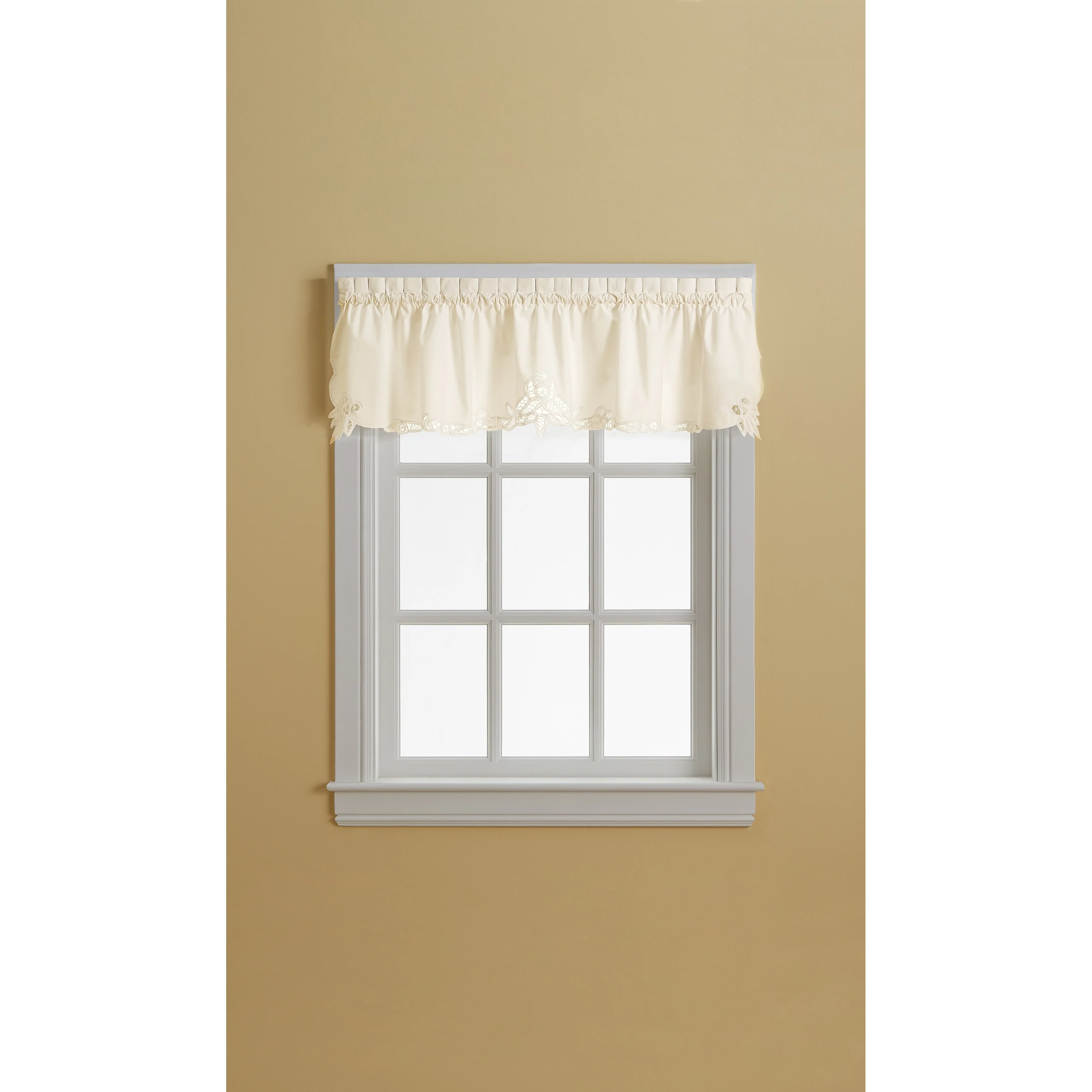 CHF Battenburg Valance, Swag, & Tier Pair Curtain Collection