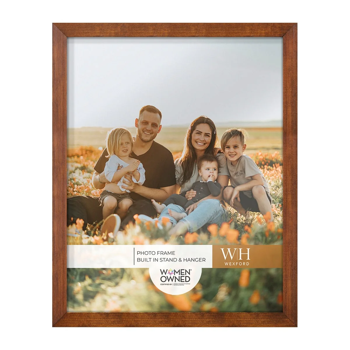 Traditional Walnut Tone Picture Frame