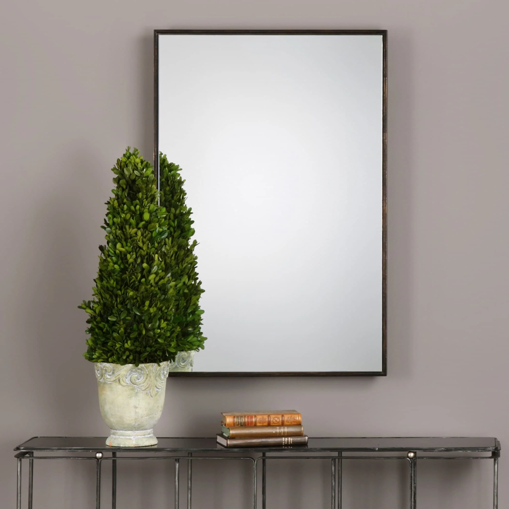 Copper Grove Landry Oil-rubbed Bronze Wall Mirror - 24x36x1