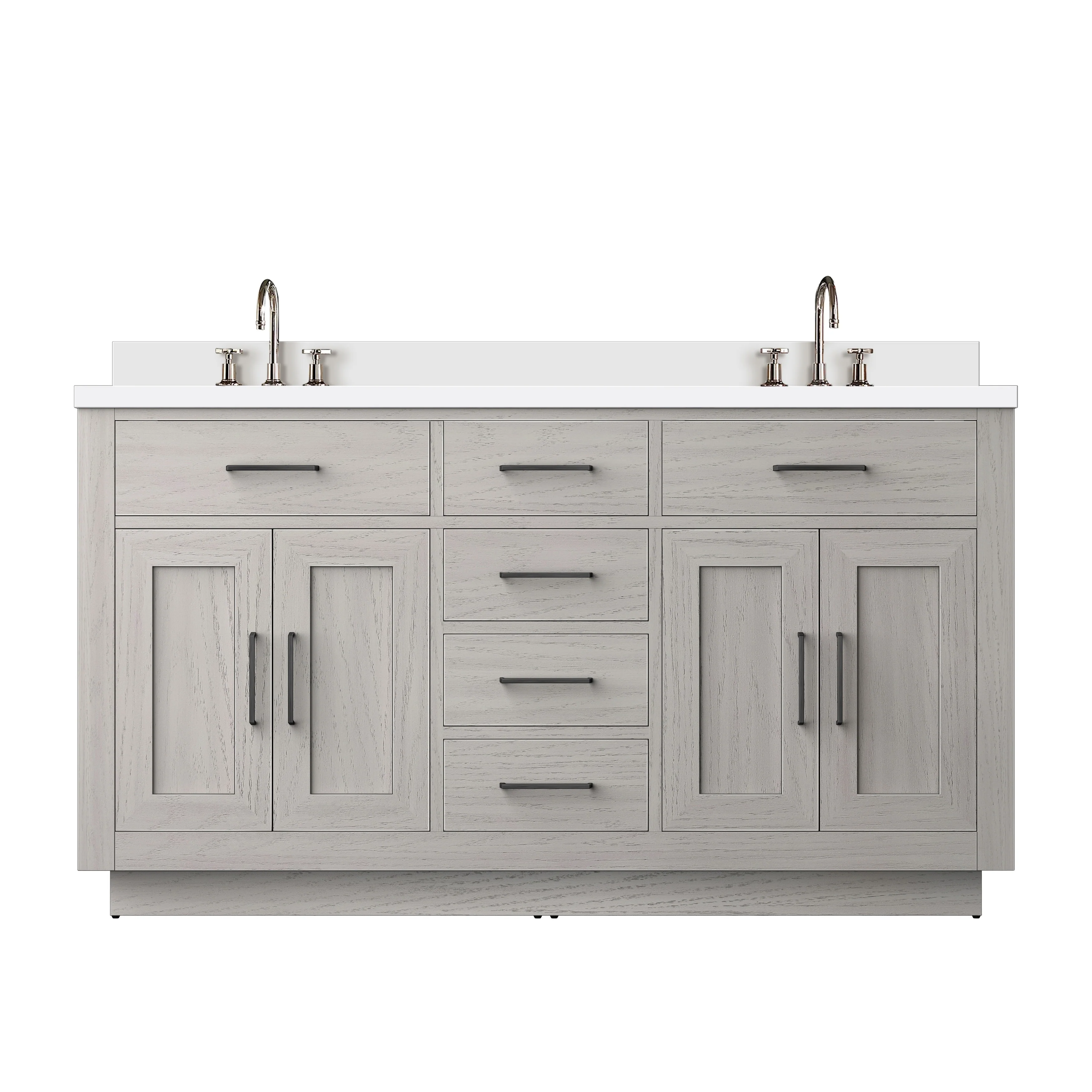 Abbey Bath Vanity with Cultured Marble Top, Sink and Faucet