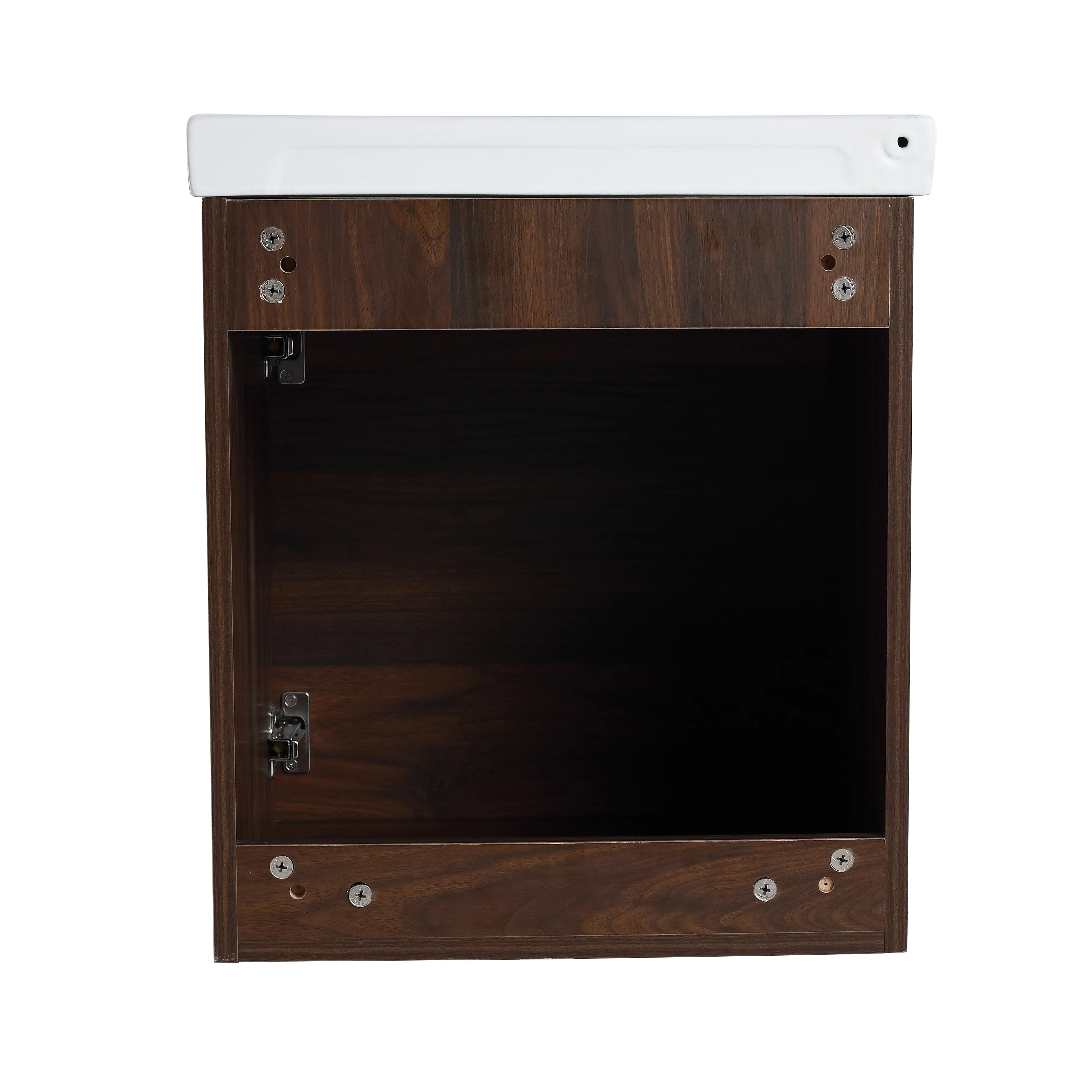 Bathroom Vanity With Sink In 16/18 Inch, Floating Bathroom Vanity With Soft Close Door