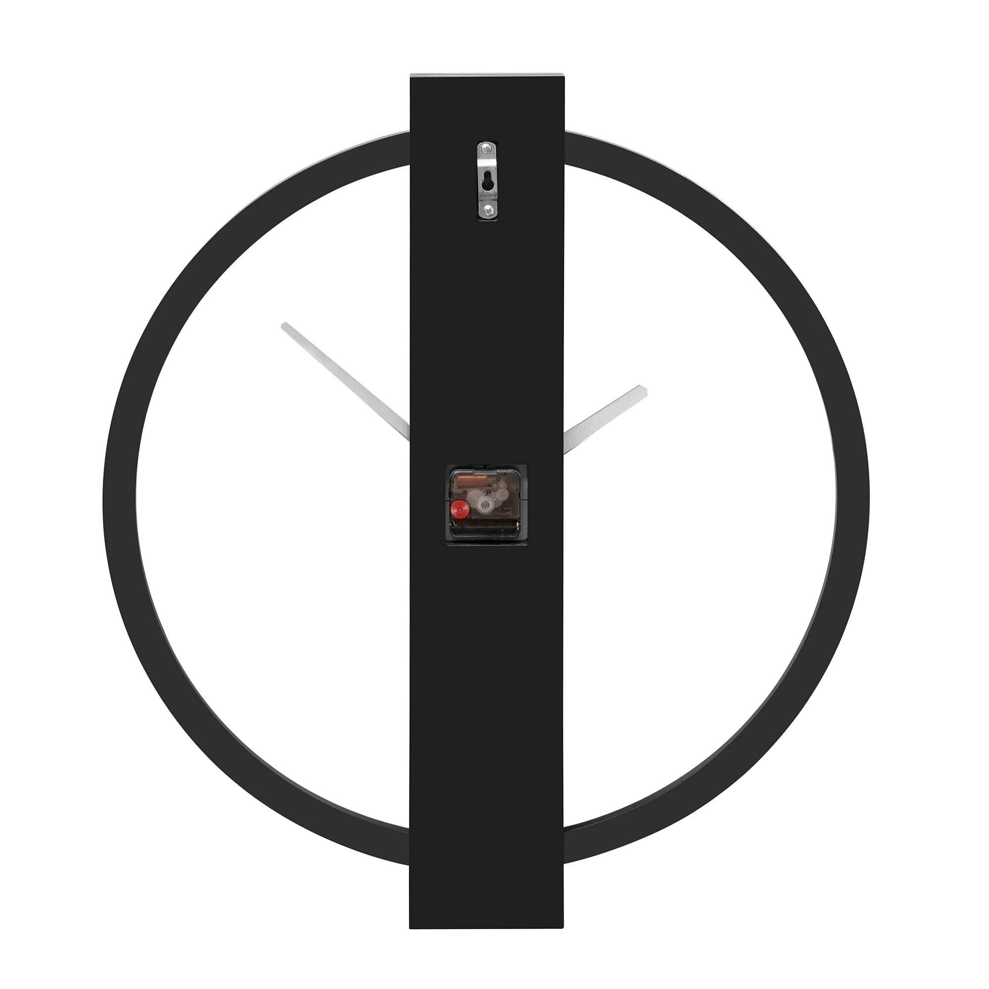 Glass Round Wall Clock 24 Inches