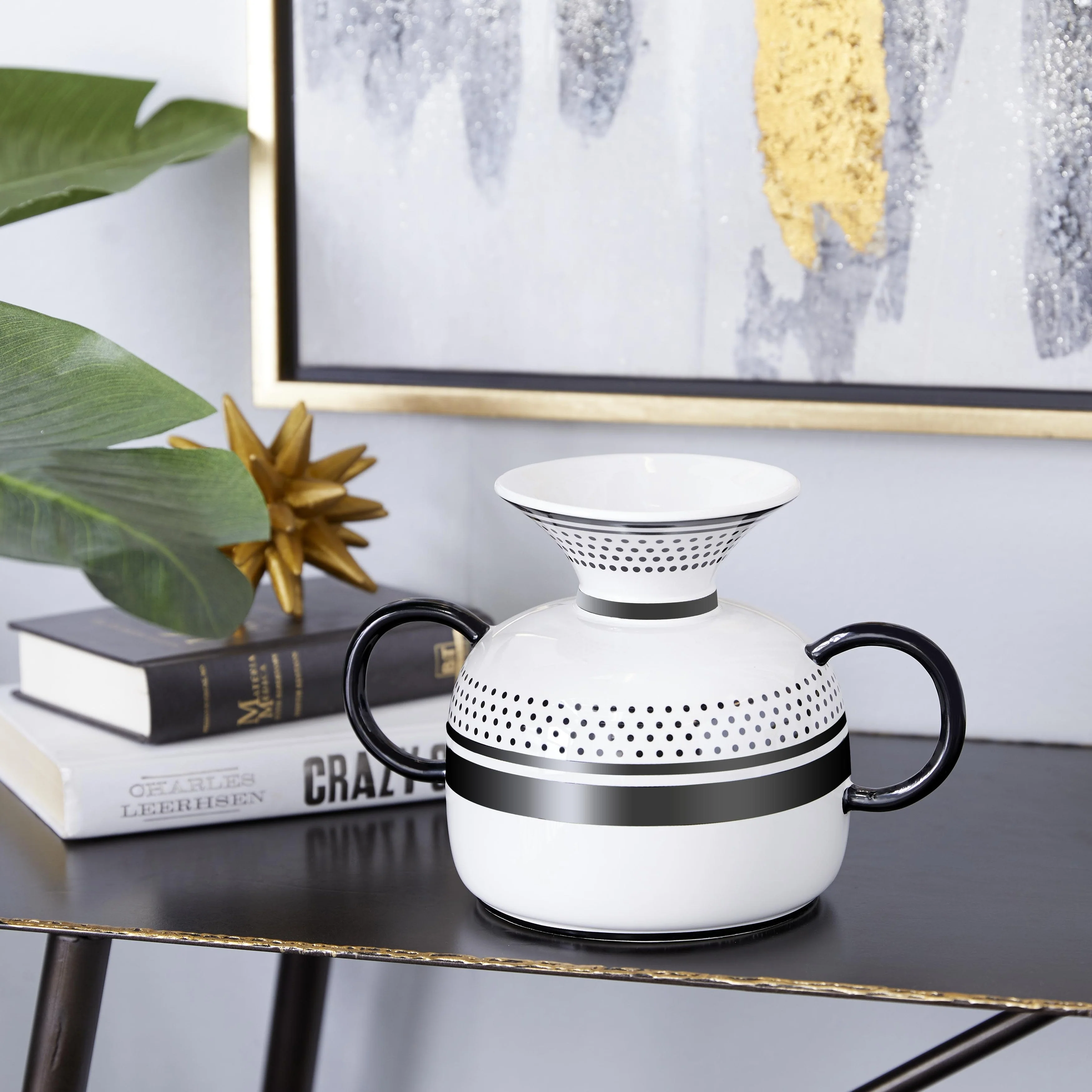 Ceramic Vase - White - Roche River Decor
