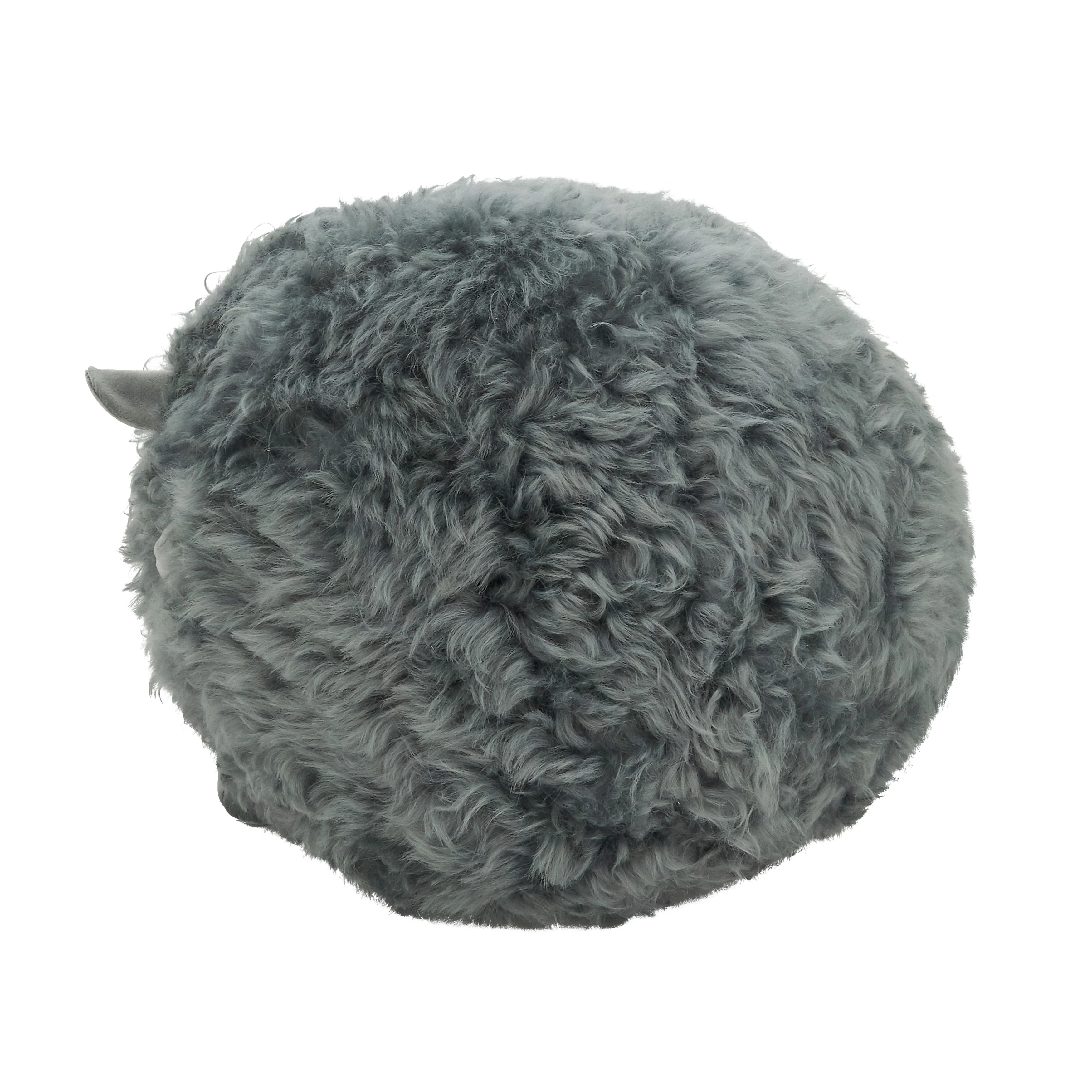 Wooly Wonder Baby Lamb Poly Filled Throw Pillow