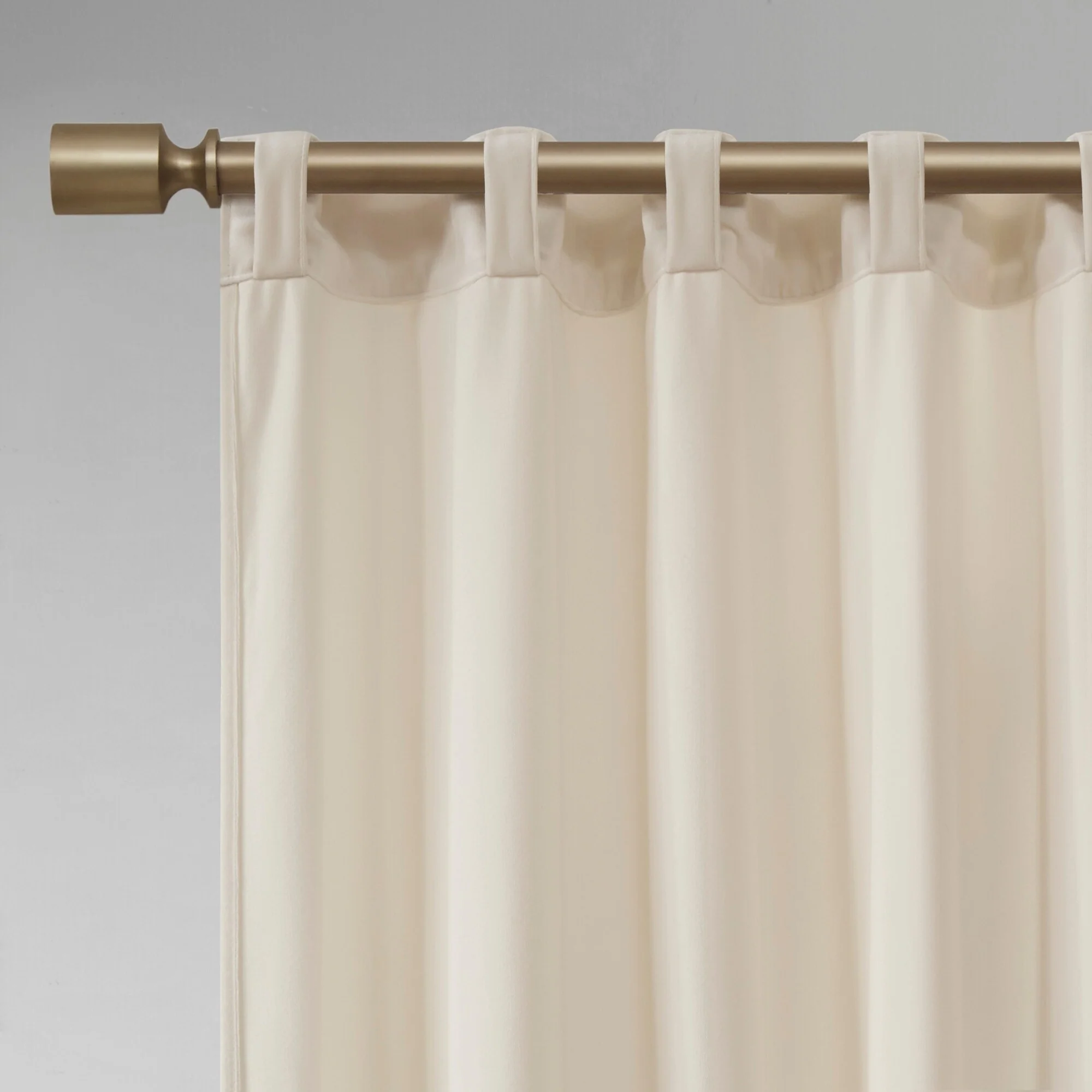 510 Design Garett Room Darkening Poly Velvet Rod Pocket/Back Tab Curtain Panel Pair