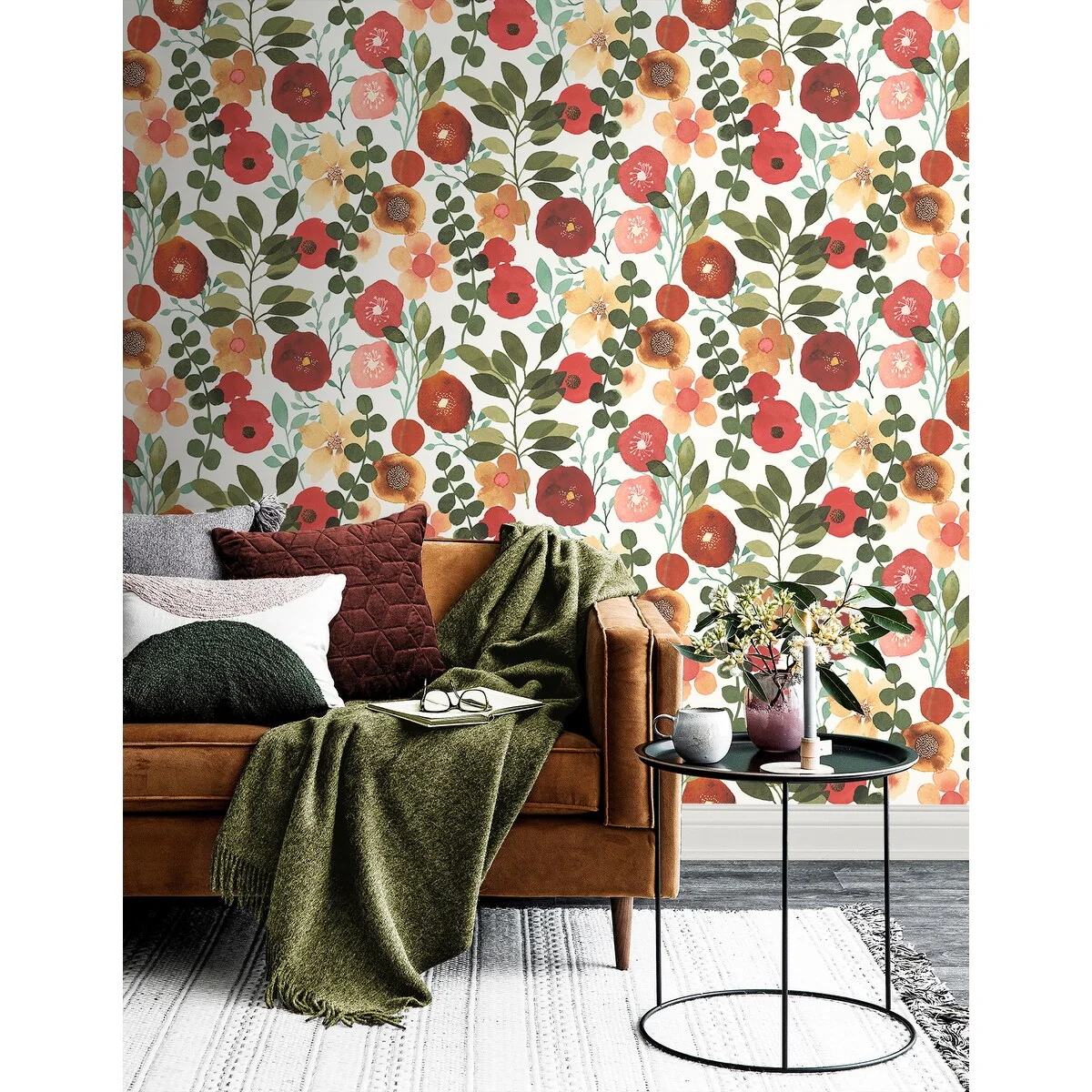 NextWall Garden Dance Peel and Stick Wallpaper