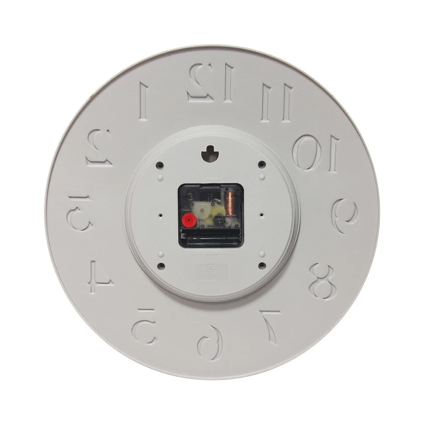 Infinity Instruments Vogue 12-inch Round Wall Clock - 12 x 1.25 x 12