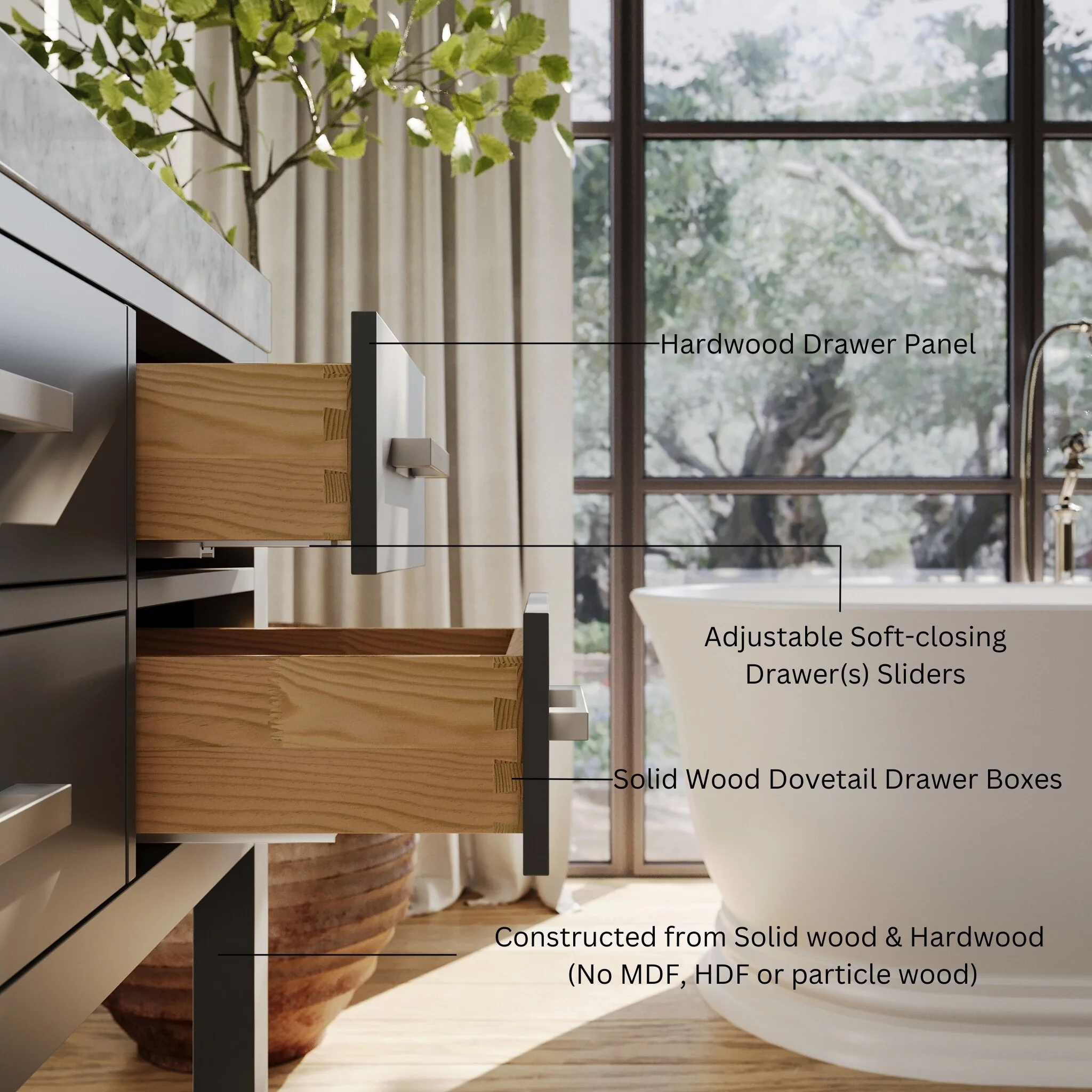 Ancerre Designs Elizabeth Bathroom Vanity Set