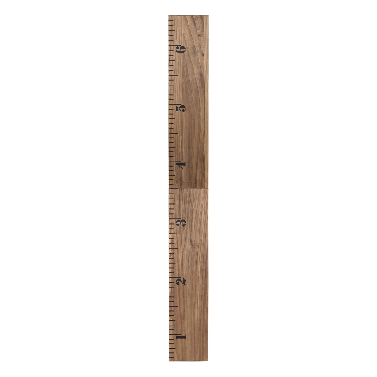 Kate and Laurel Growth Chart 6.5' Wood Wall Ruler