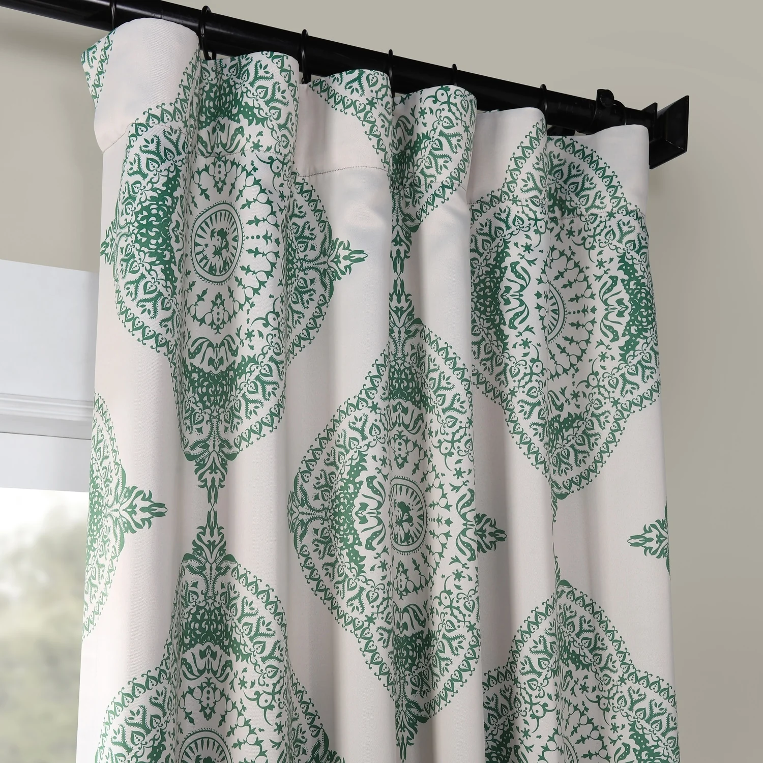 Exclusive Fabrics Henna Room Darkening Curtain Pair (2 Panels)