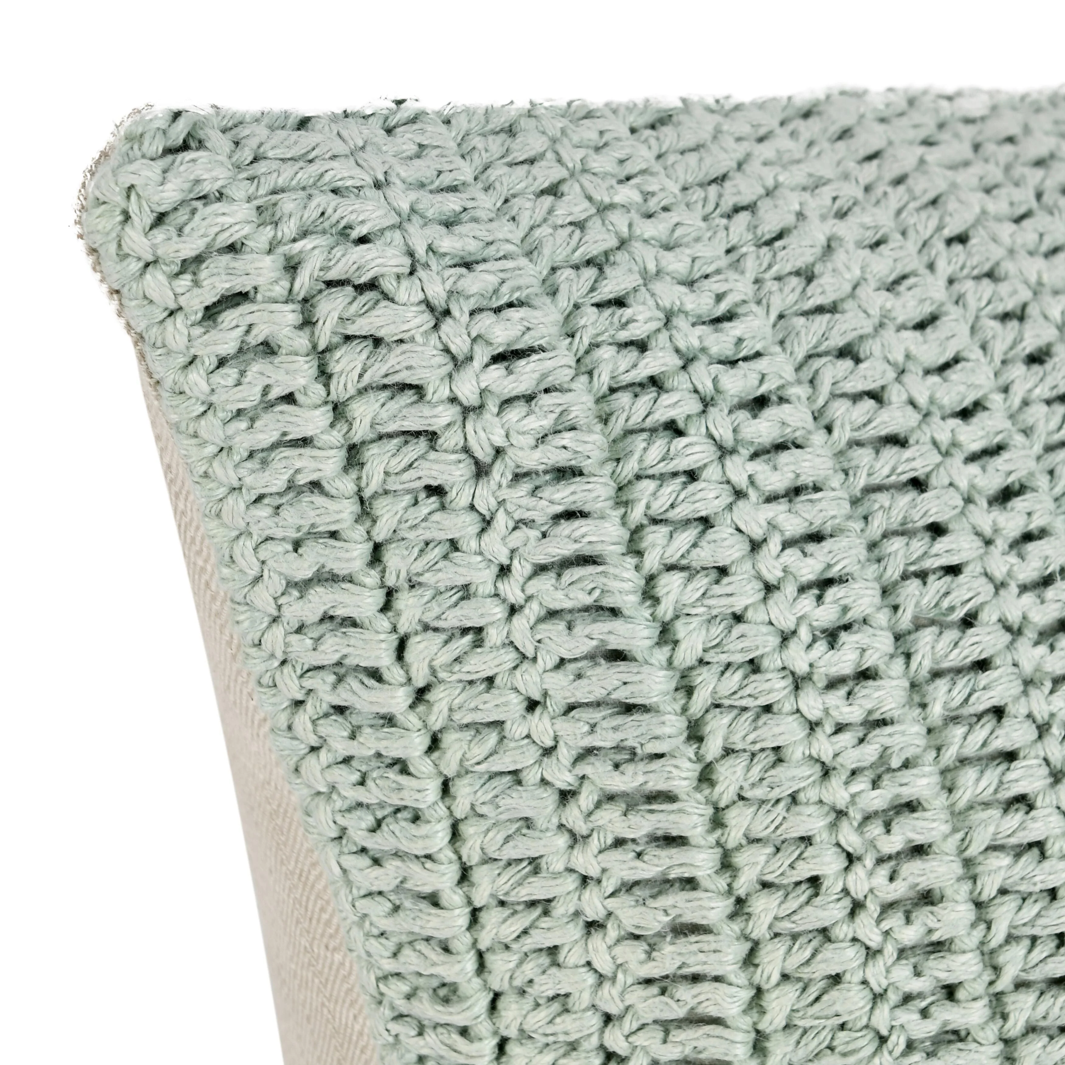 Kosas Home Marcie Knitted 22-inch Throw Pillow