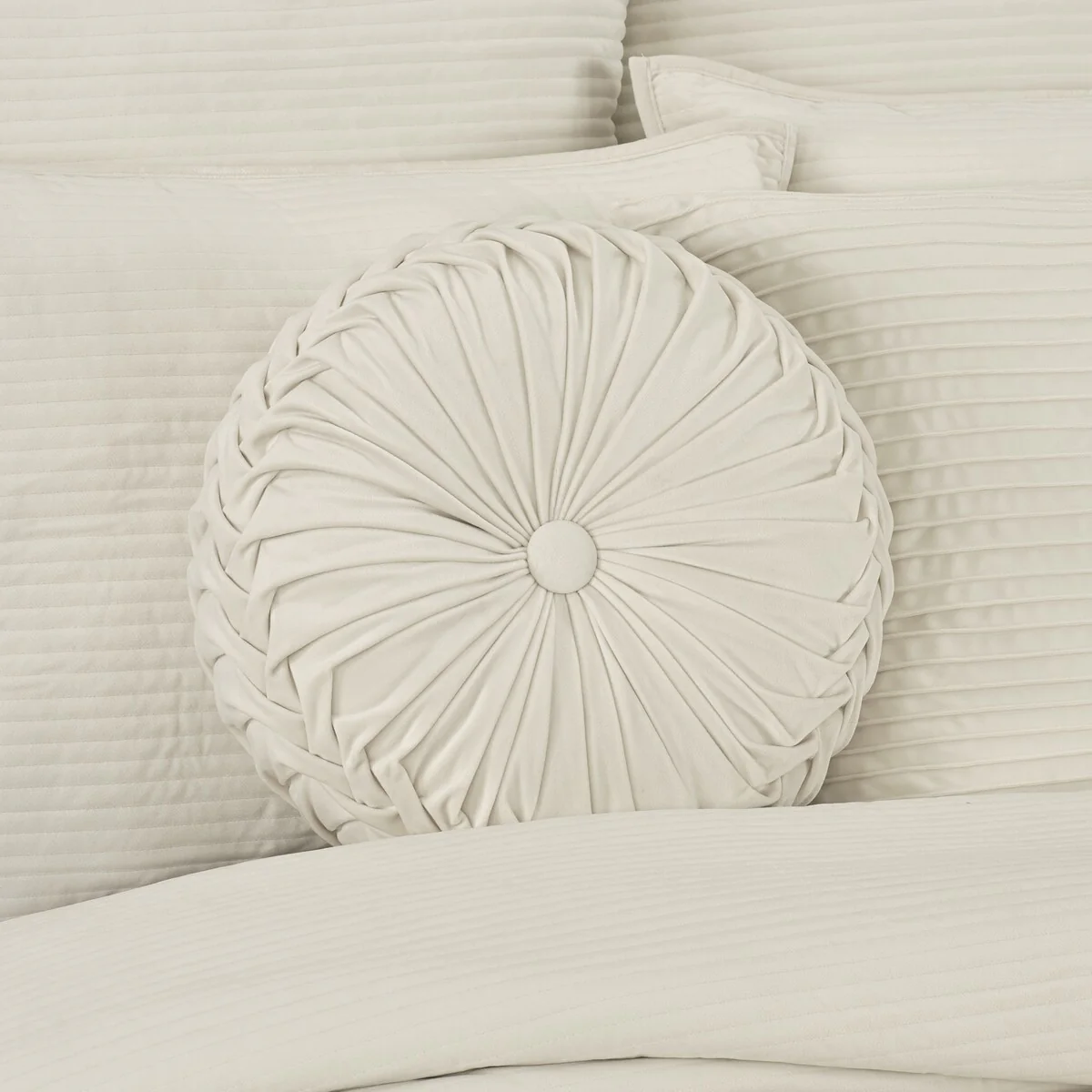 Townsend Tufted Round Throw Pillow