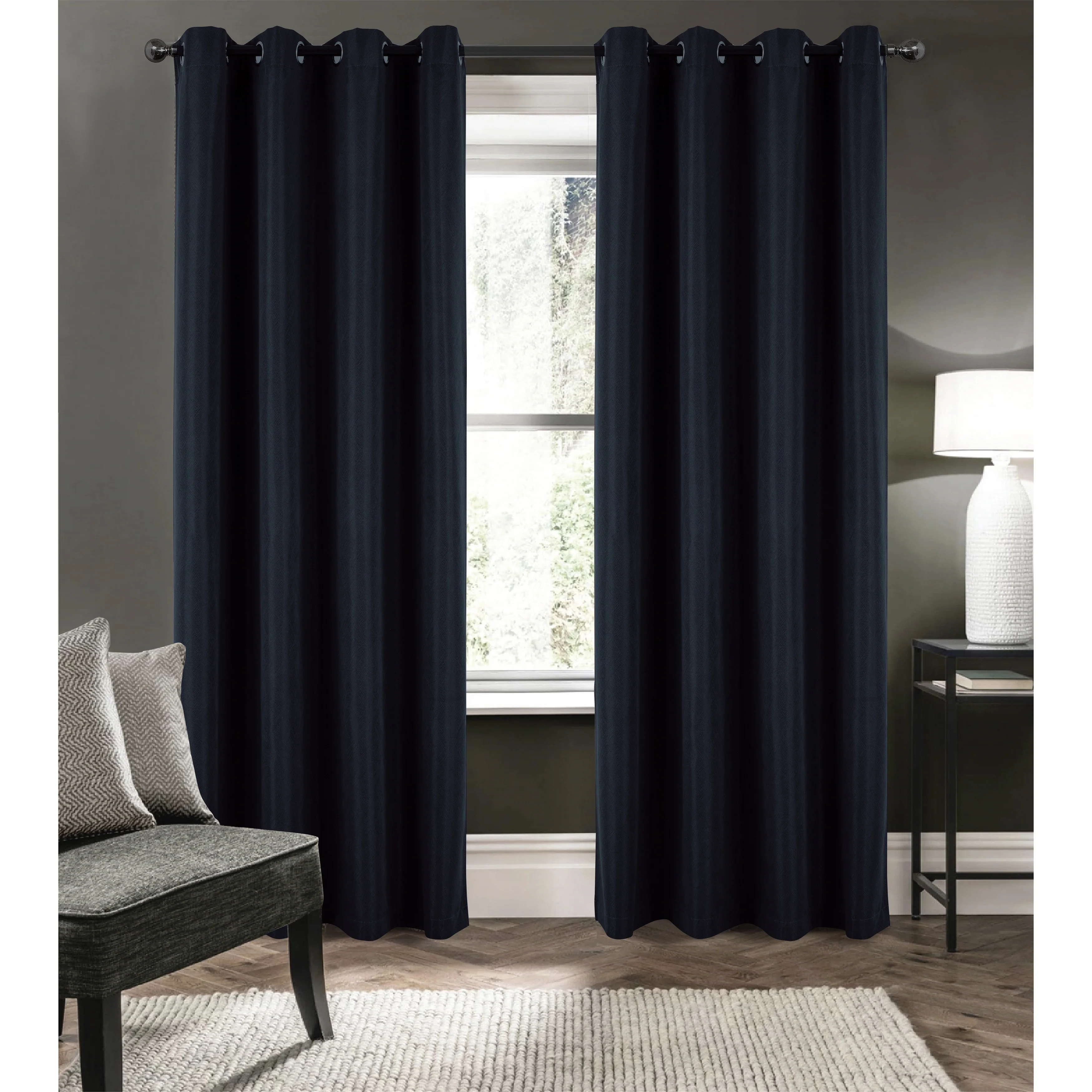 Barron Blackout Window Curtain Grommet Panel 90
