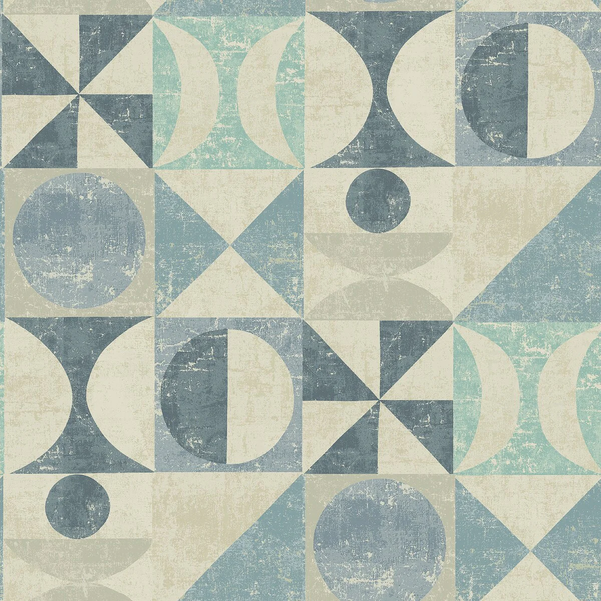 Surface Style Take Form Chambray Geometric Peel and Stick Wallpaper - 20.5 in. W x 18 ft. L