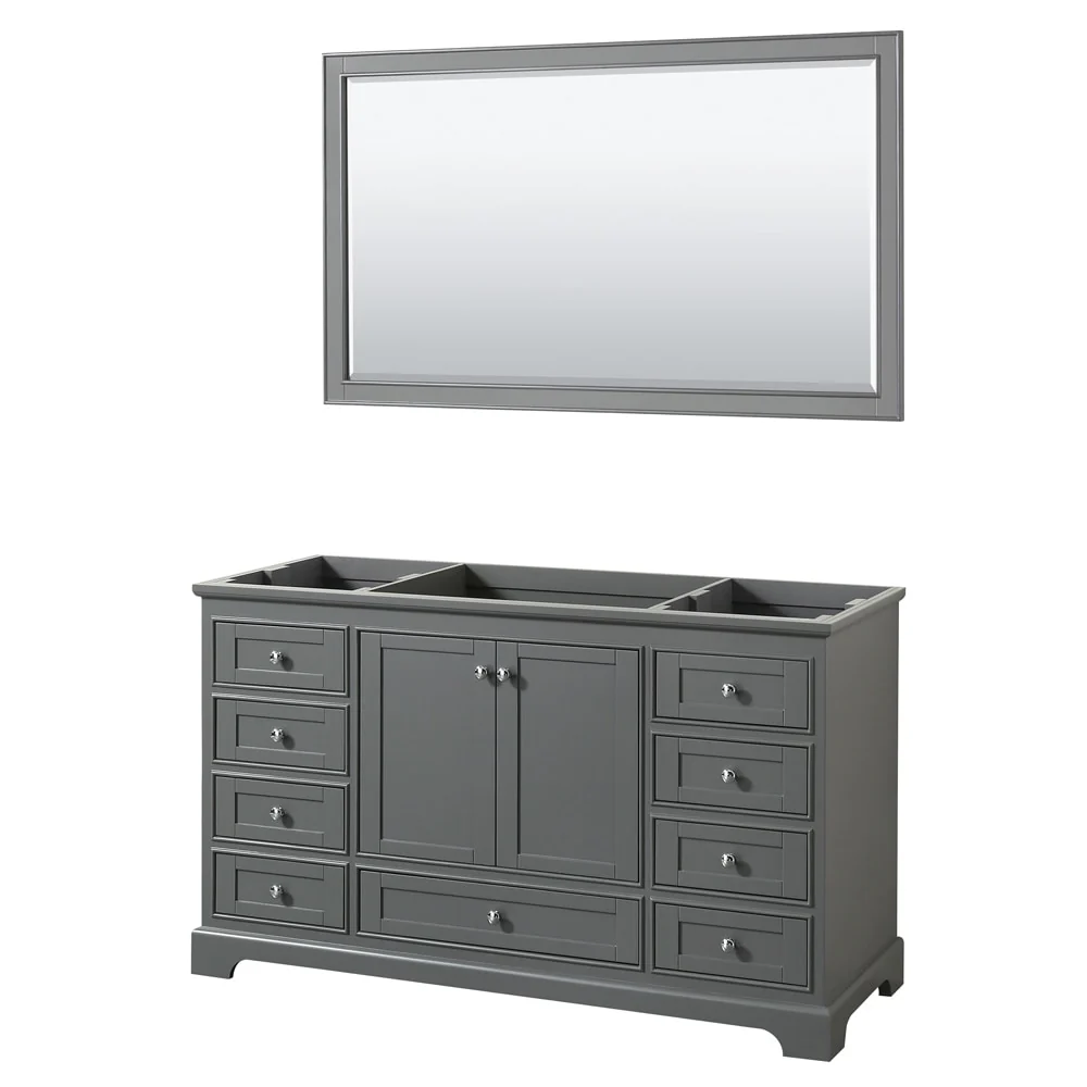 Deborah 60-inch Single Bathroom Vanity, 58-inch Mirror