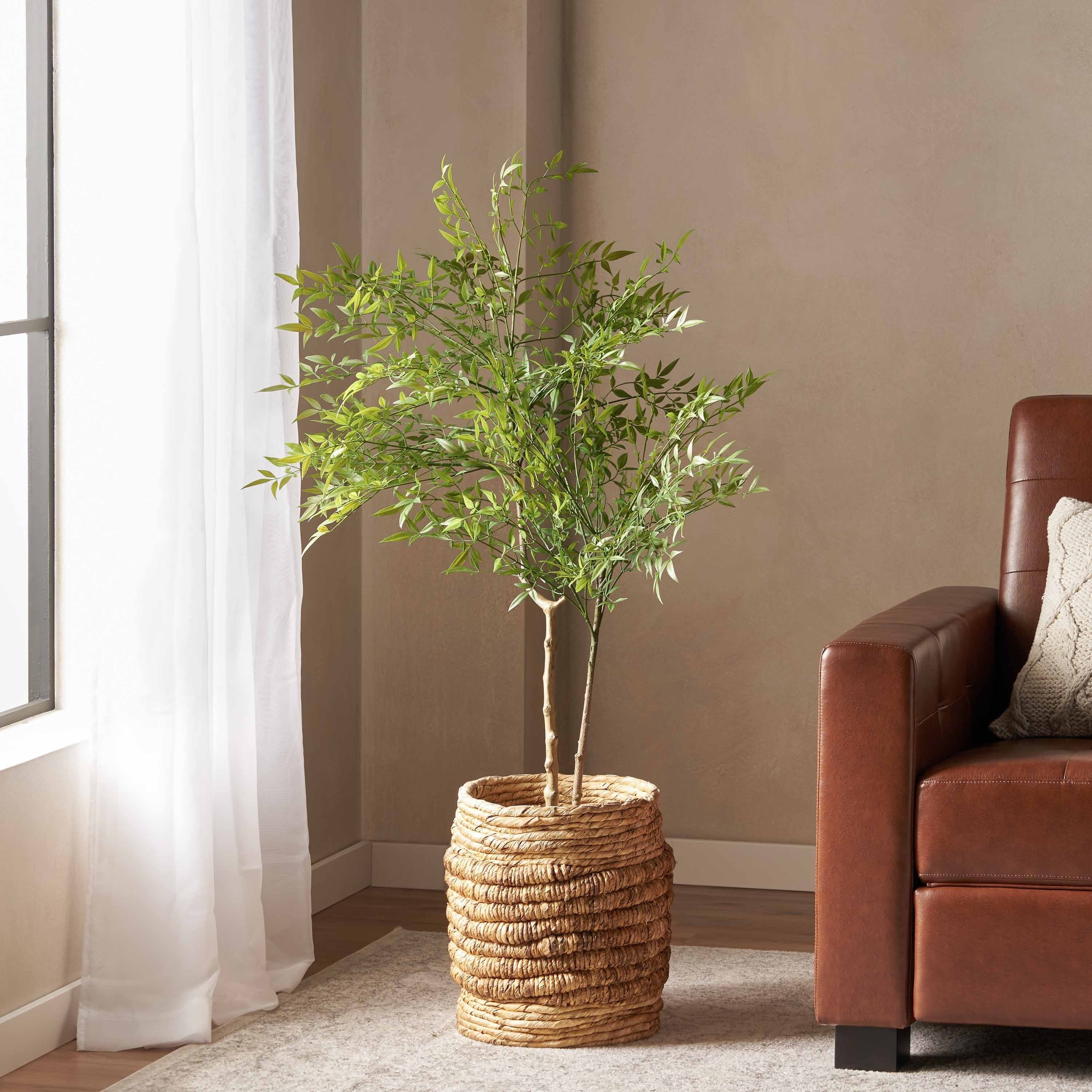 Purling Artificial Heavenly Bamboo Nandina Tree by Christopher Knight Home