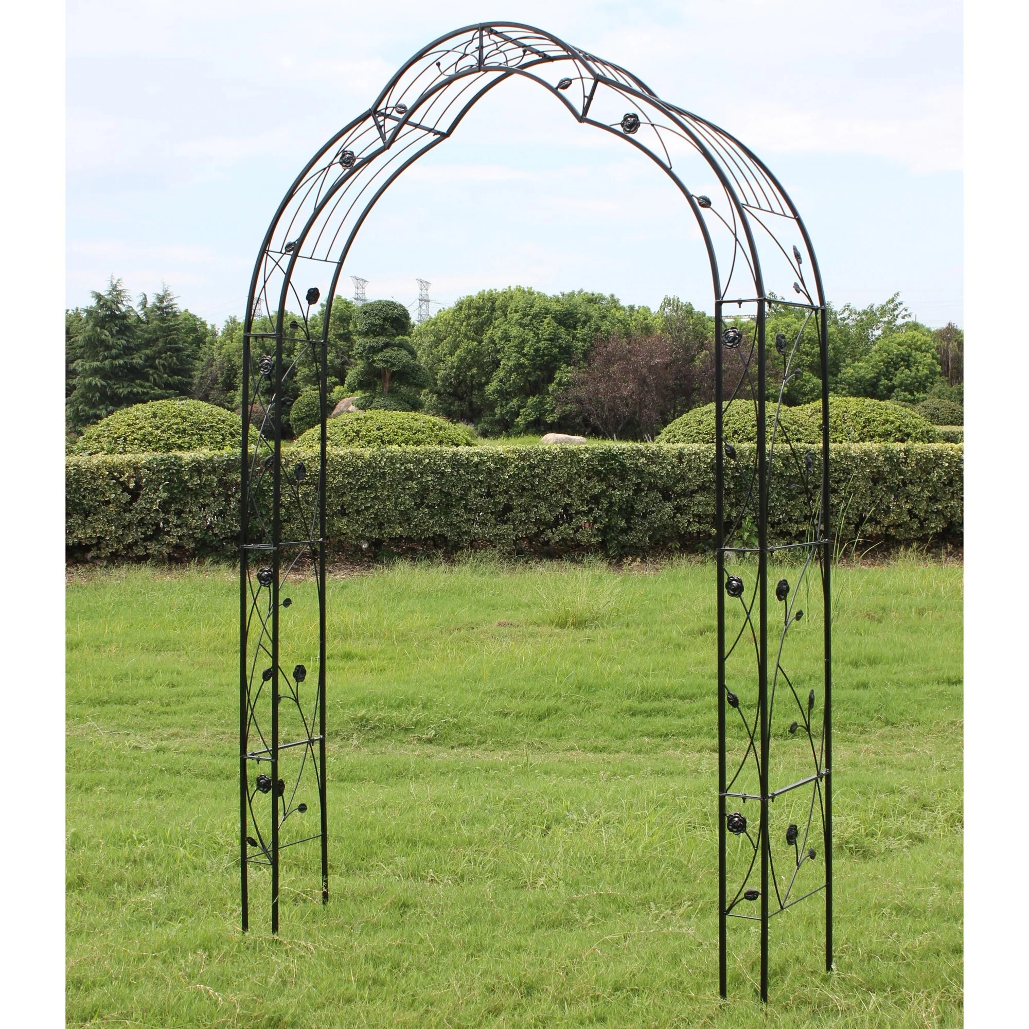 Metal Garden Arch for Backyard