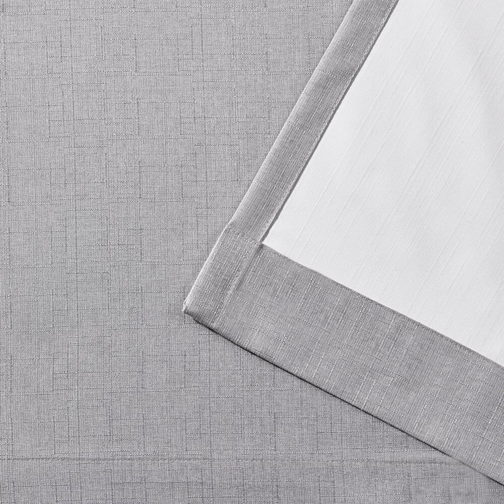 Strick & Bolton LeWitt Thermal Textured Linen Curtain Panel Pair