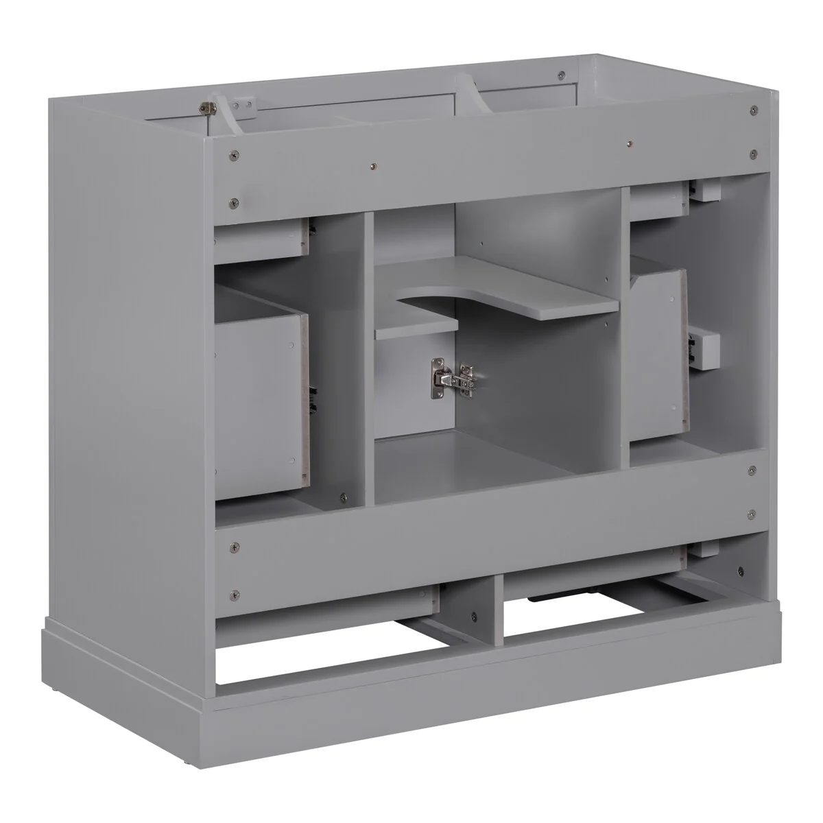 Bathroom Vanity Cabinet with Multi-Functional Drawer and Adjustable Shelf