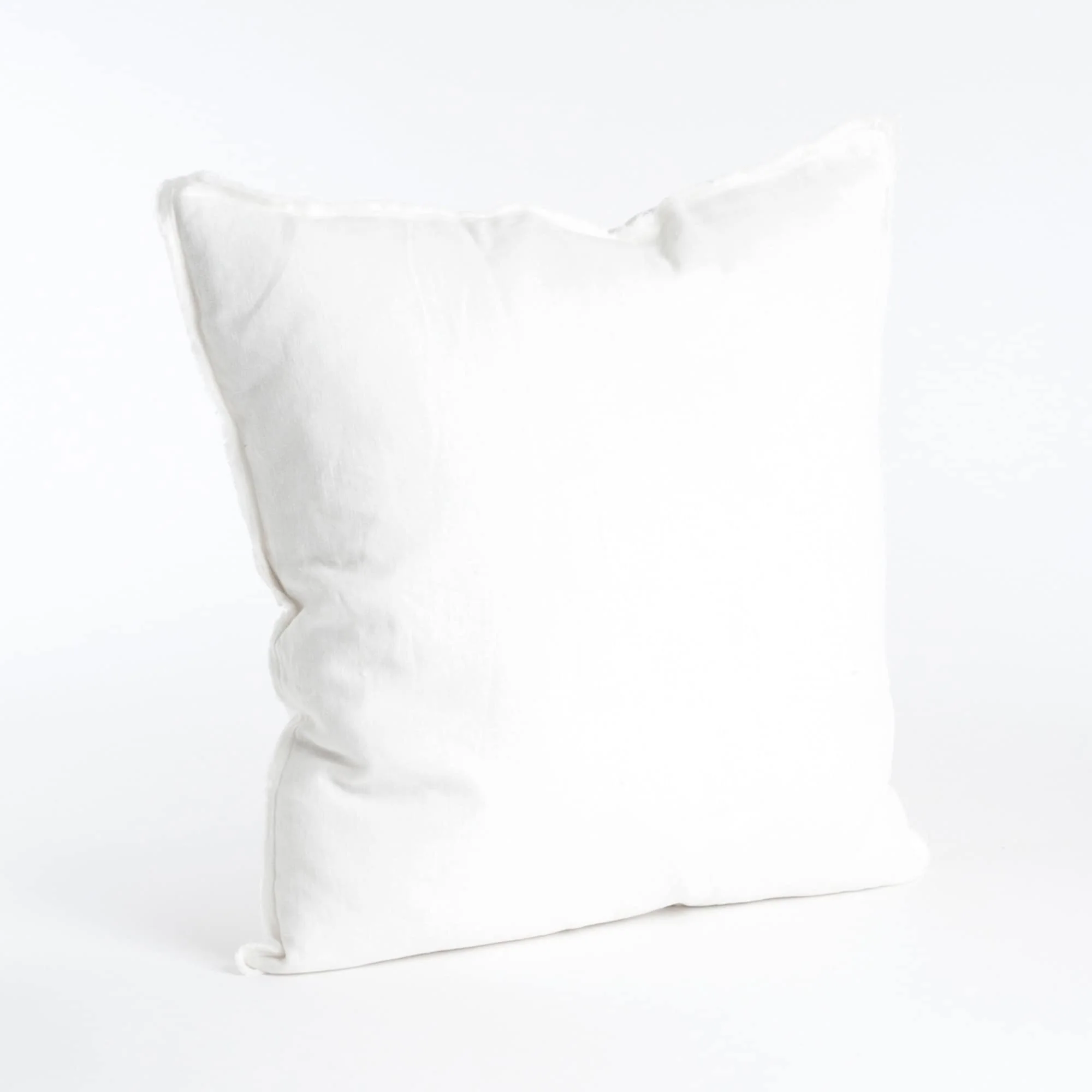 Fringed Design Down-Filled Throw Pillow