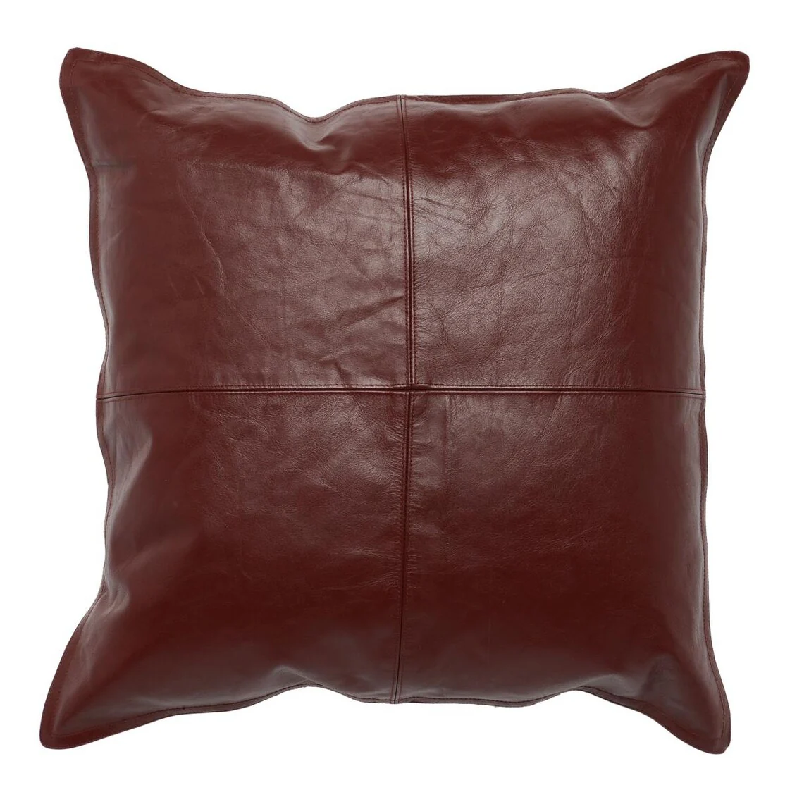 Strick & Bolton Lindi Leather 22-inch Throw Pillow